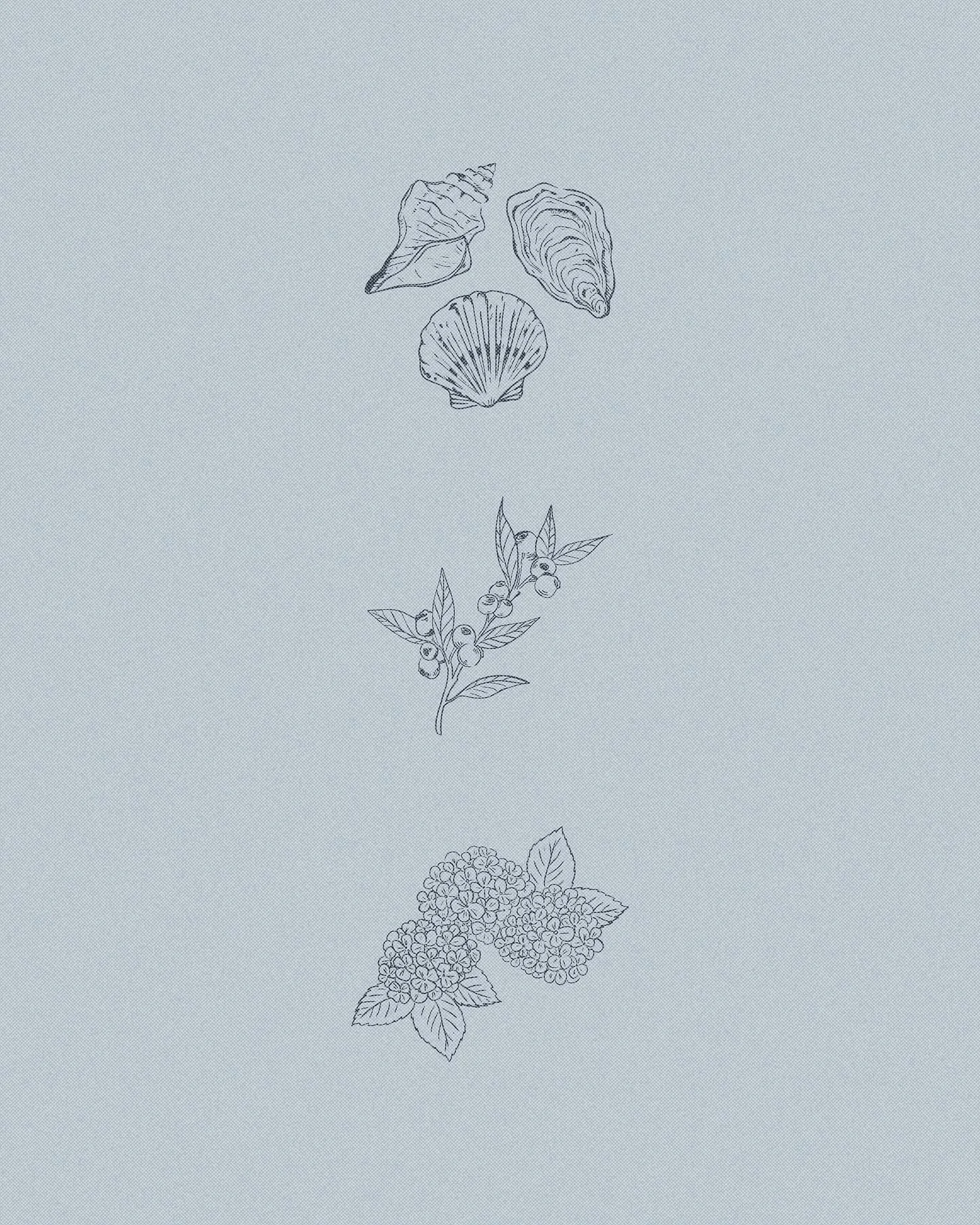 Coastal New England vibes on point for this set of custom illustrated icons that are a small part of the branding for a classic Ogunquit, Maine hotel 🤍

Stock icons are everywhere right now but they don&rsquo;t have the same impact as custom designe