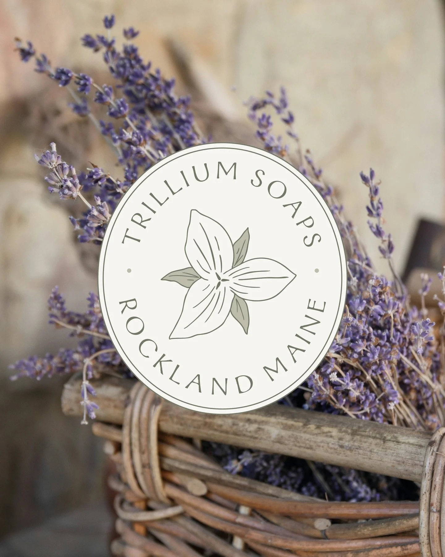 Branding for @trilliumsoaps the coziest cottage core shop and artisan soaps in the heart of Rockland, Maine 

This wasn&rsquo;t a full rebrand but rather we took their existing branding and refined the illustration, creating a custom font to pair wit