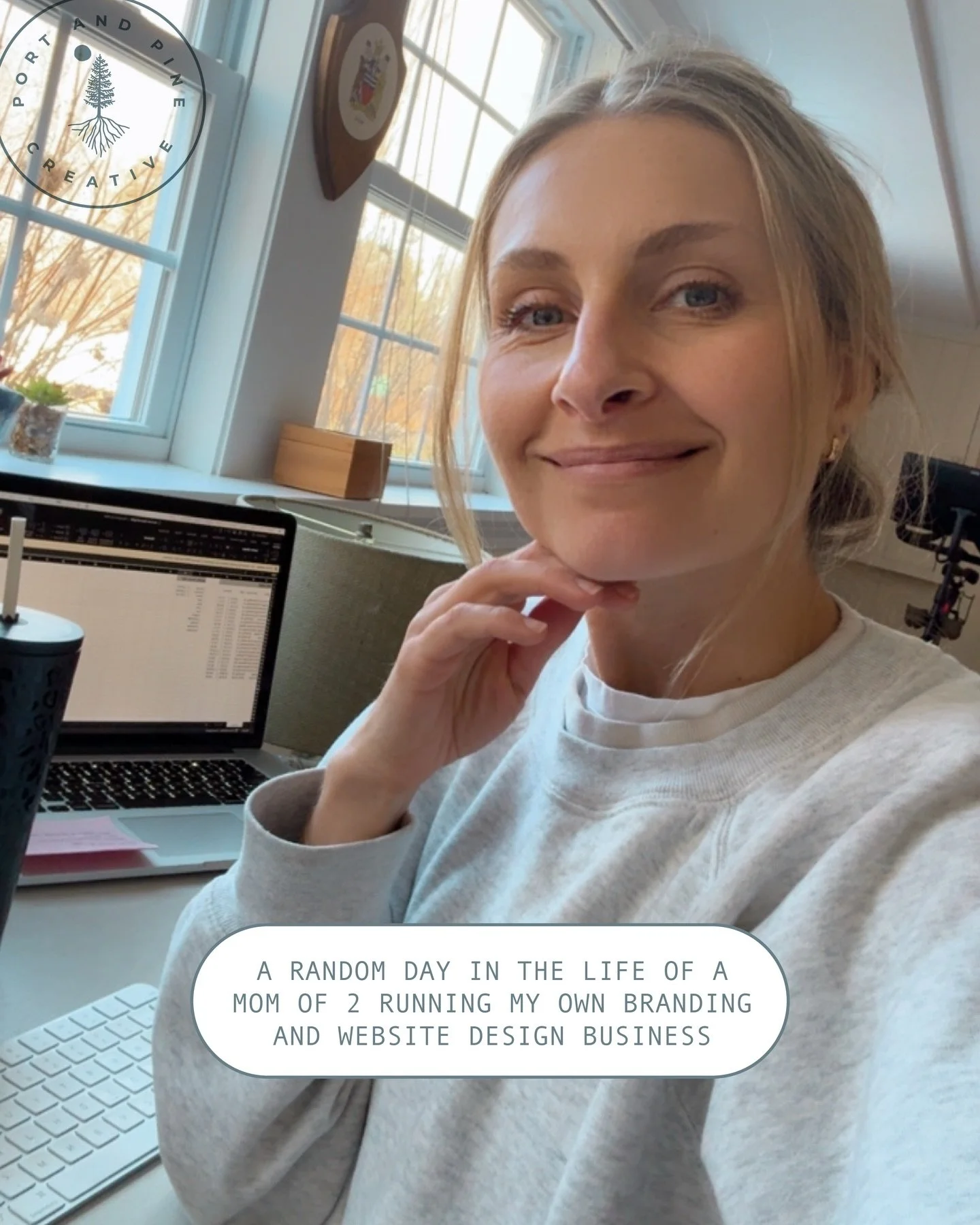 Day in the life of a mom of 2 &amp; graphic design business owner ✌️ I love seeing everyone else&rsquo;s day in the life posts so I thought id do my own 

Every day is chaos and I always try to pack way more into a day than should be possible ☀️ but 