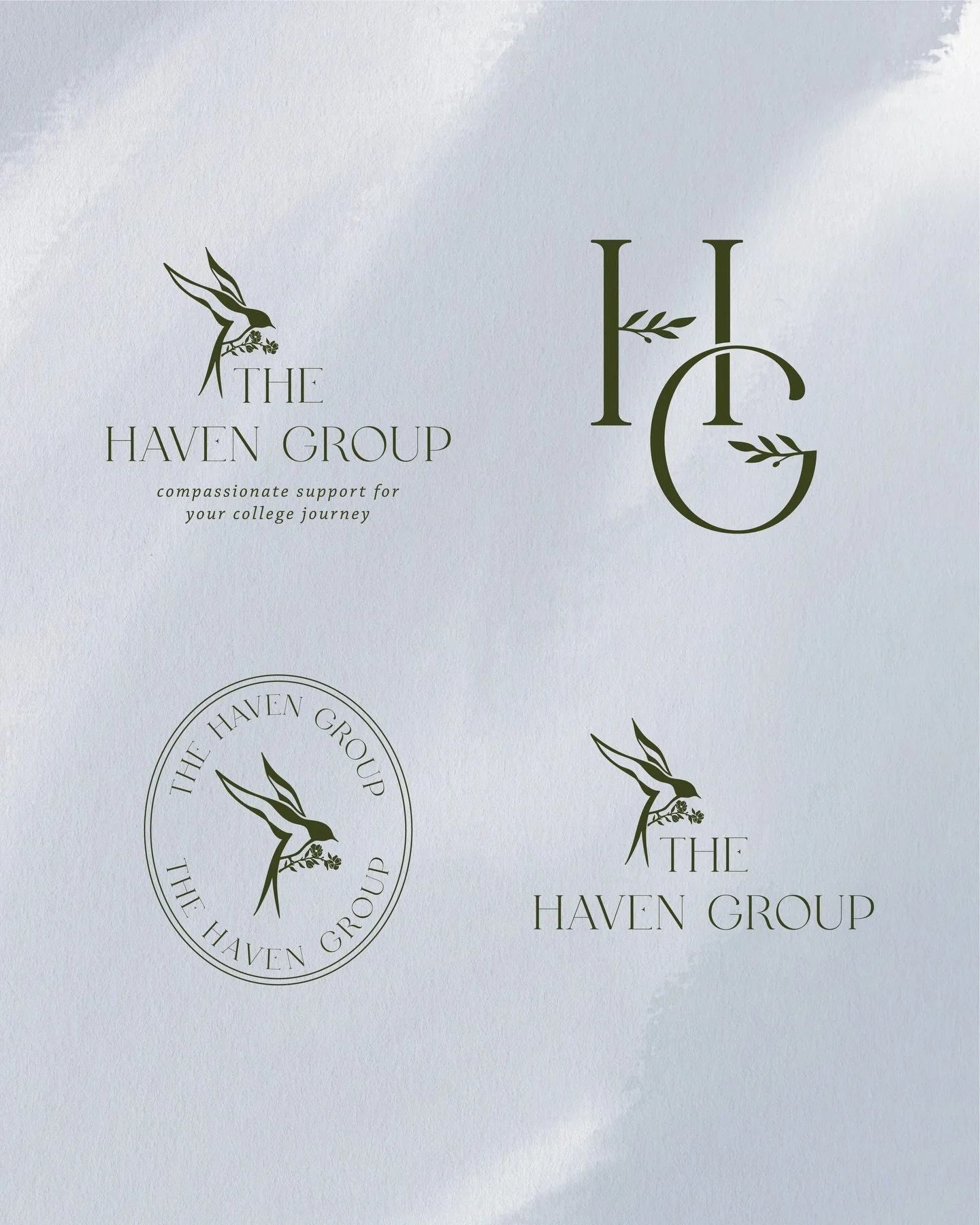 Meet The Haven Group 🕊️ experts in providing resources &amp; supportive solutions for students and their families 

Scroll to the end to see the mood board for this project 👀 I love seeing how the branding unfolds from the inspo we pull together!


