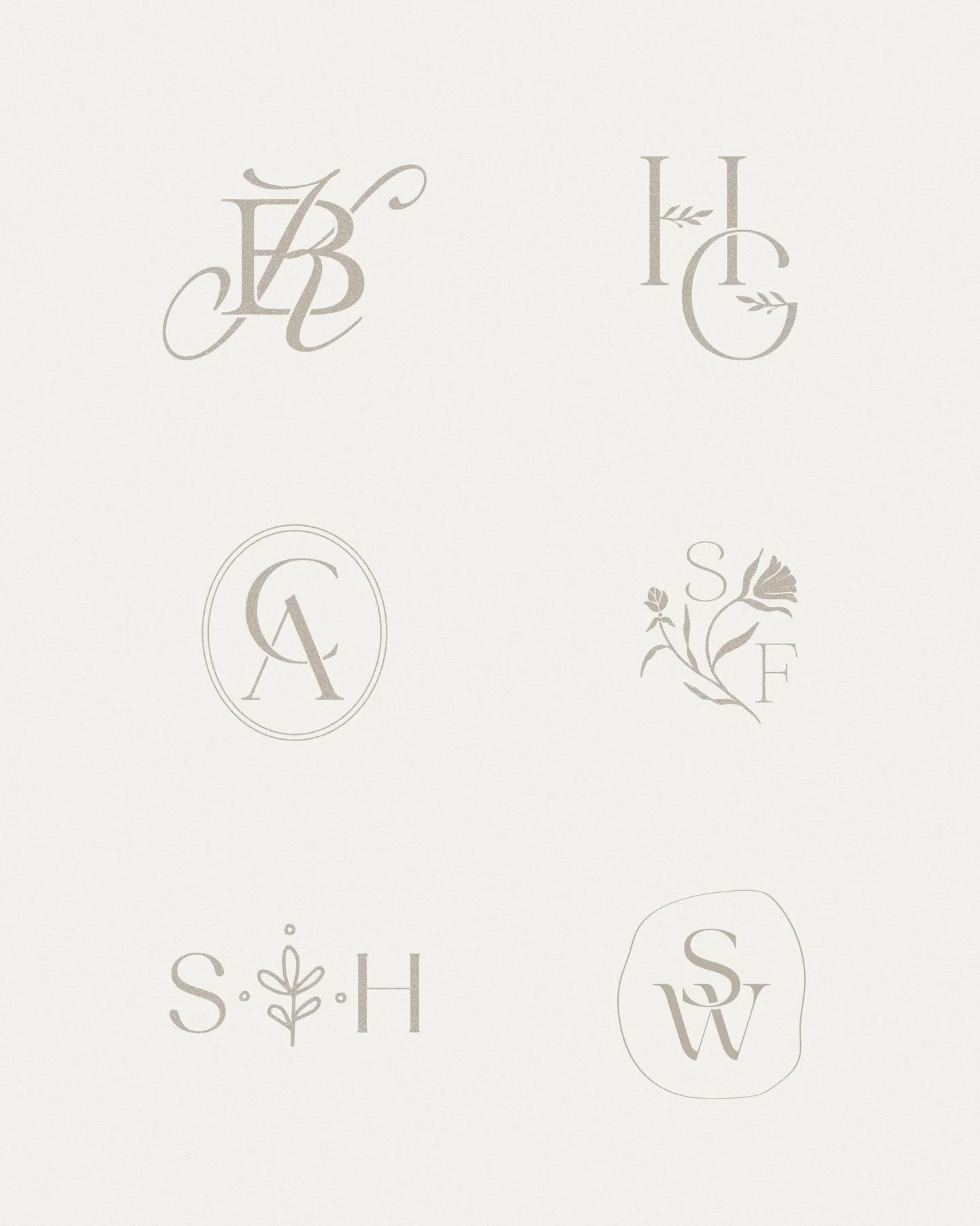 There&rsquo;s just something about a monogram mark ✨

A unique submark designed with your brand initials is like your brand&rsquo;s shorthand ✍️ while your logo does the heavy lifting your monogram is perfect for little touches like your website foot