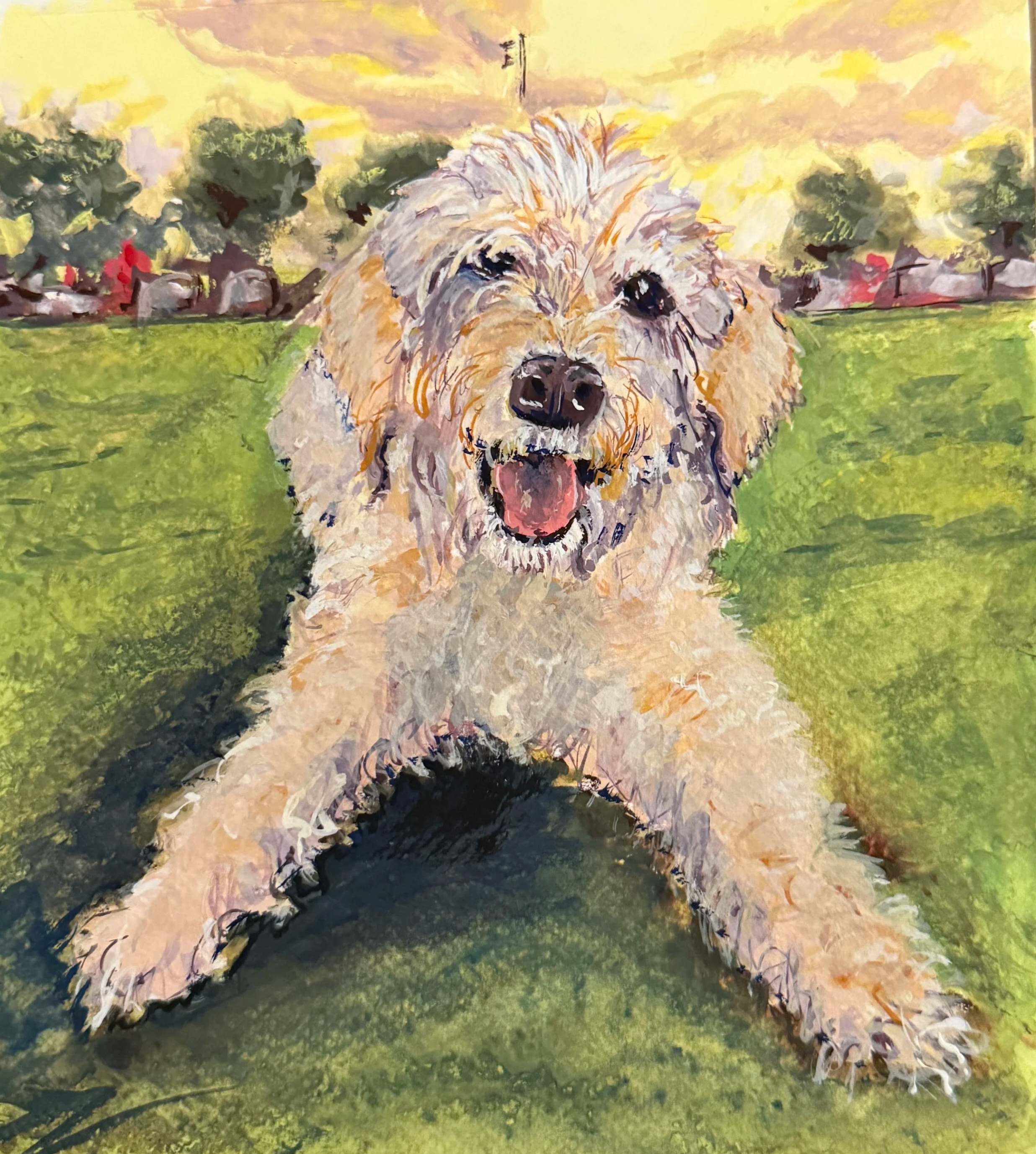 Millie - 2025 - Gouache on Paper