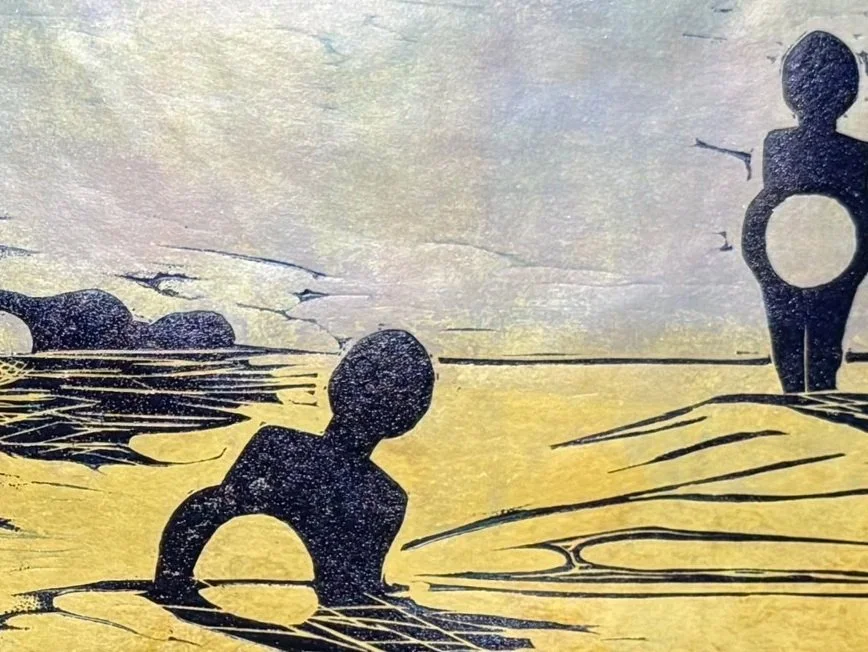 Studio Letter | Baskets, Monoprints, and the Next Chapter of the Goddesses