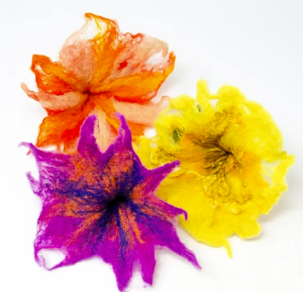 Mimosas &amp; Felted Flowers