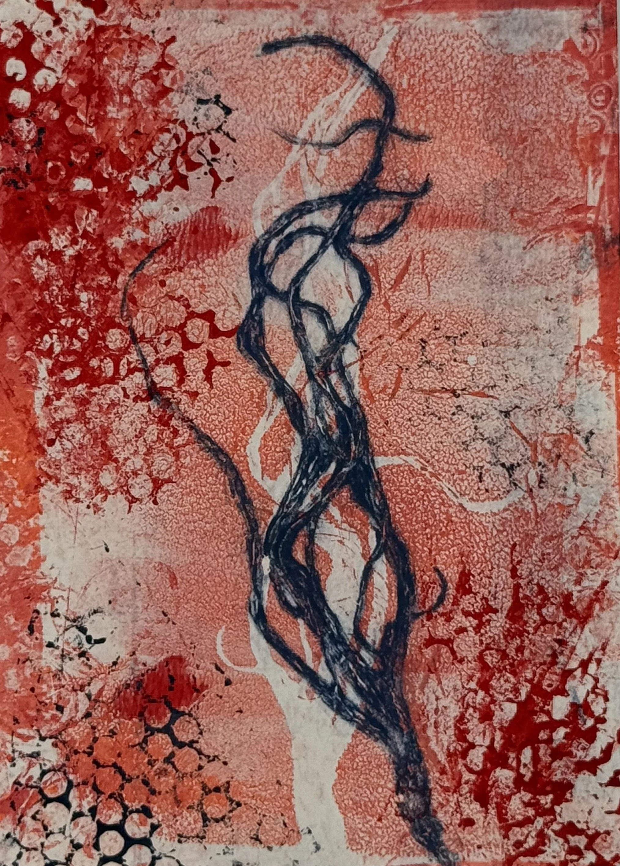 Ancestral Vein II  - 2018 - Acrylic and Paper 