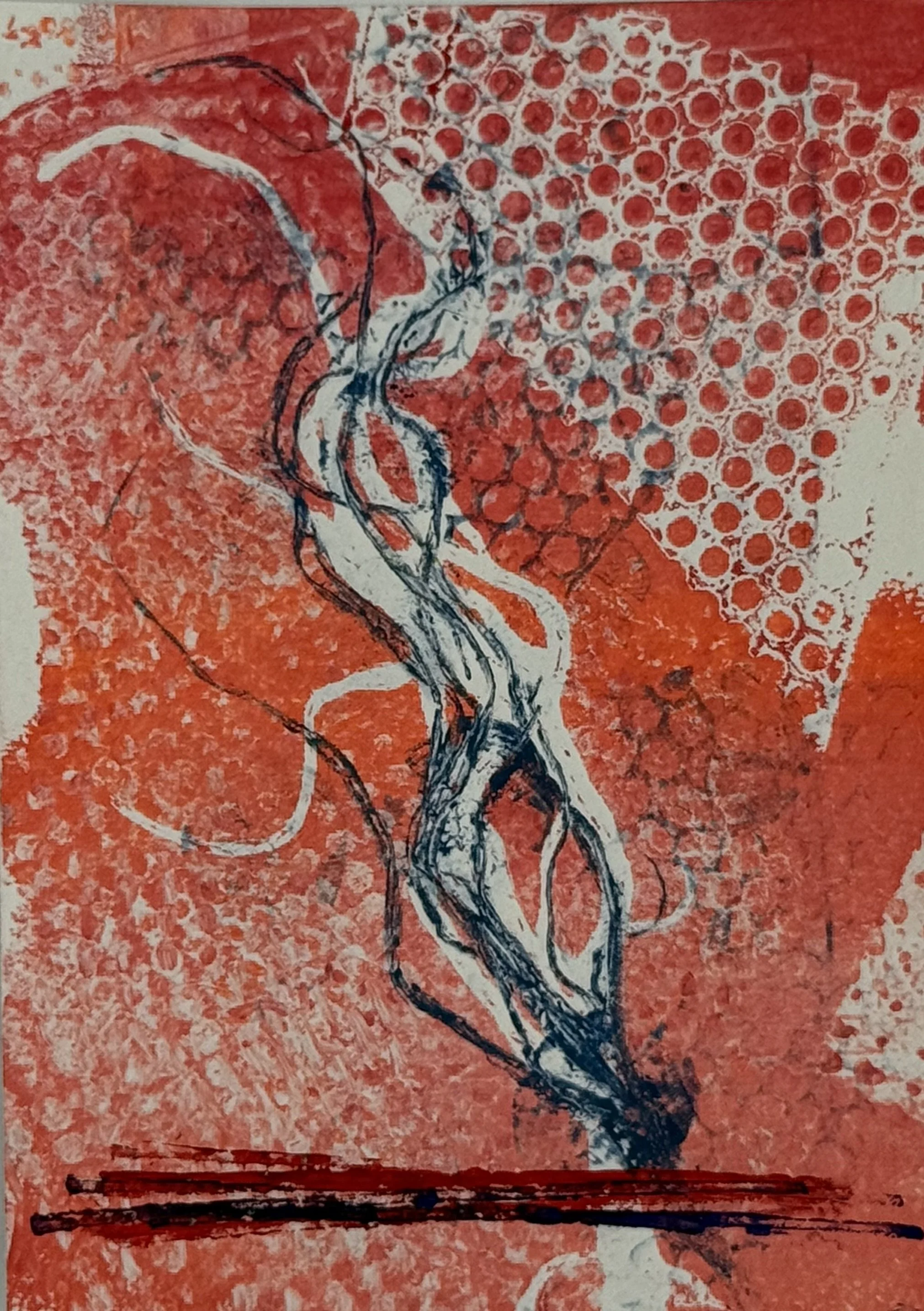 Ancestral Vein V – Renewal - 2018 - Acrylic and Paper