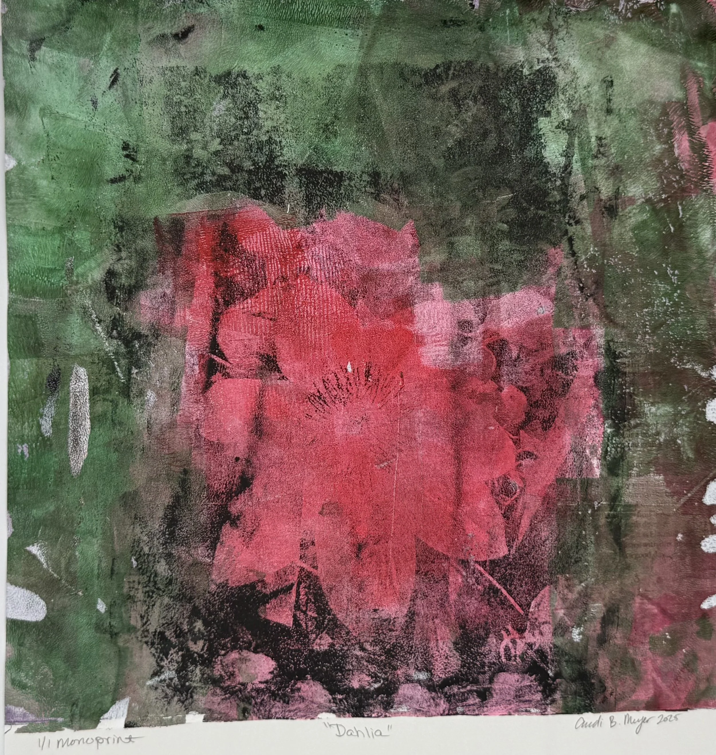 Dahlia - 2025 - Acrylic on Paper