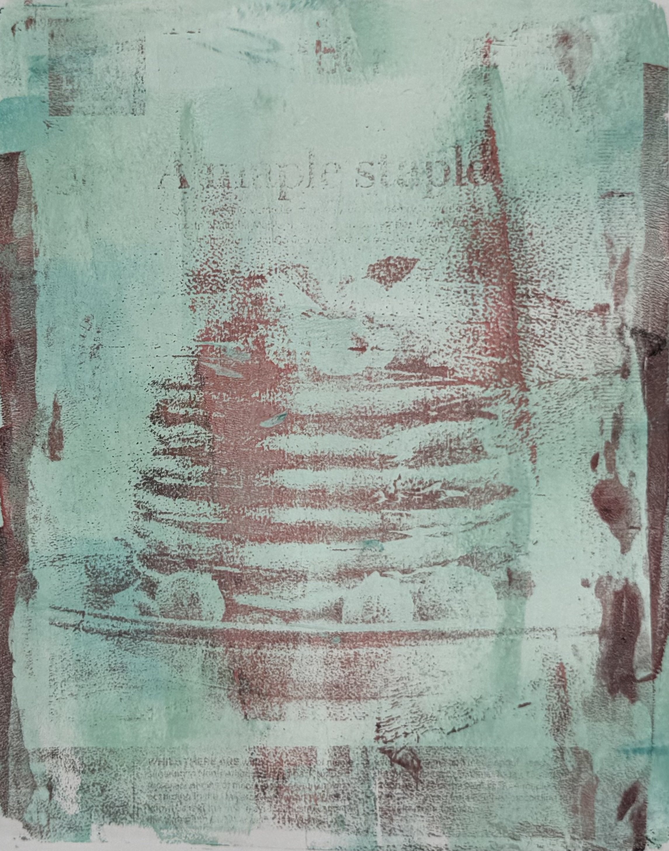 Everyday Vestige - 2025 - Acrylic on Paper