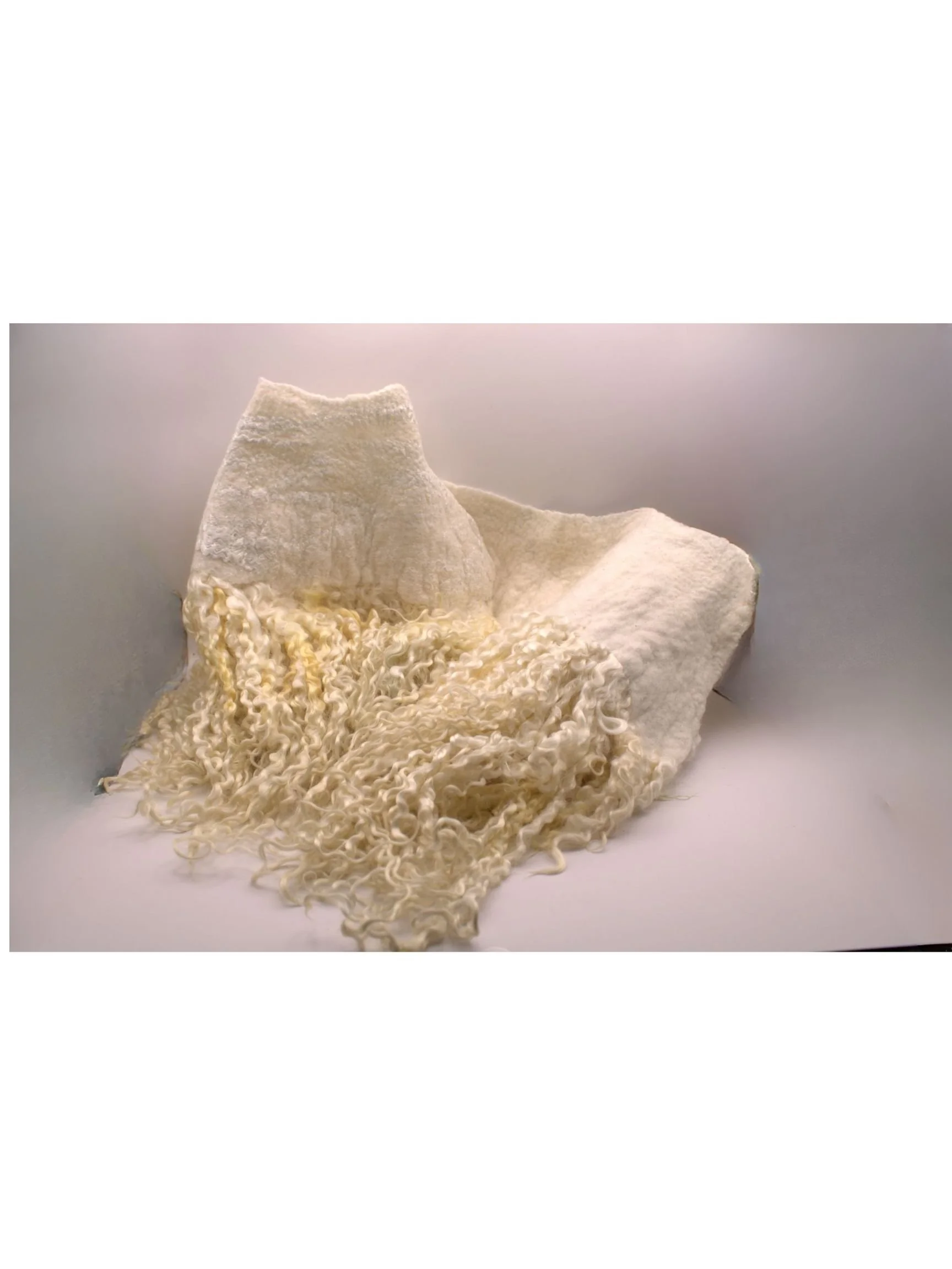 Teeswater Felted Cowel