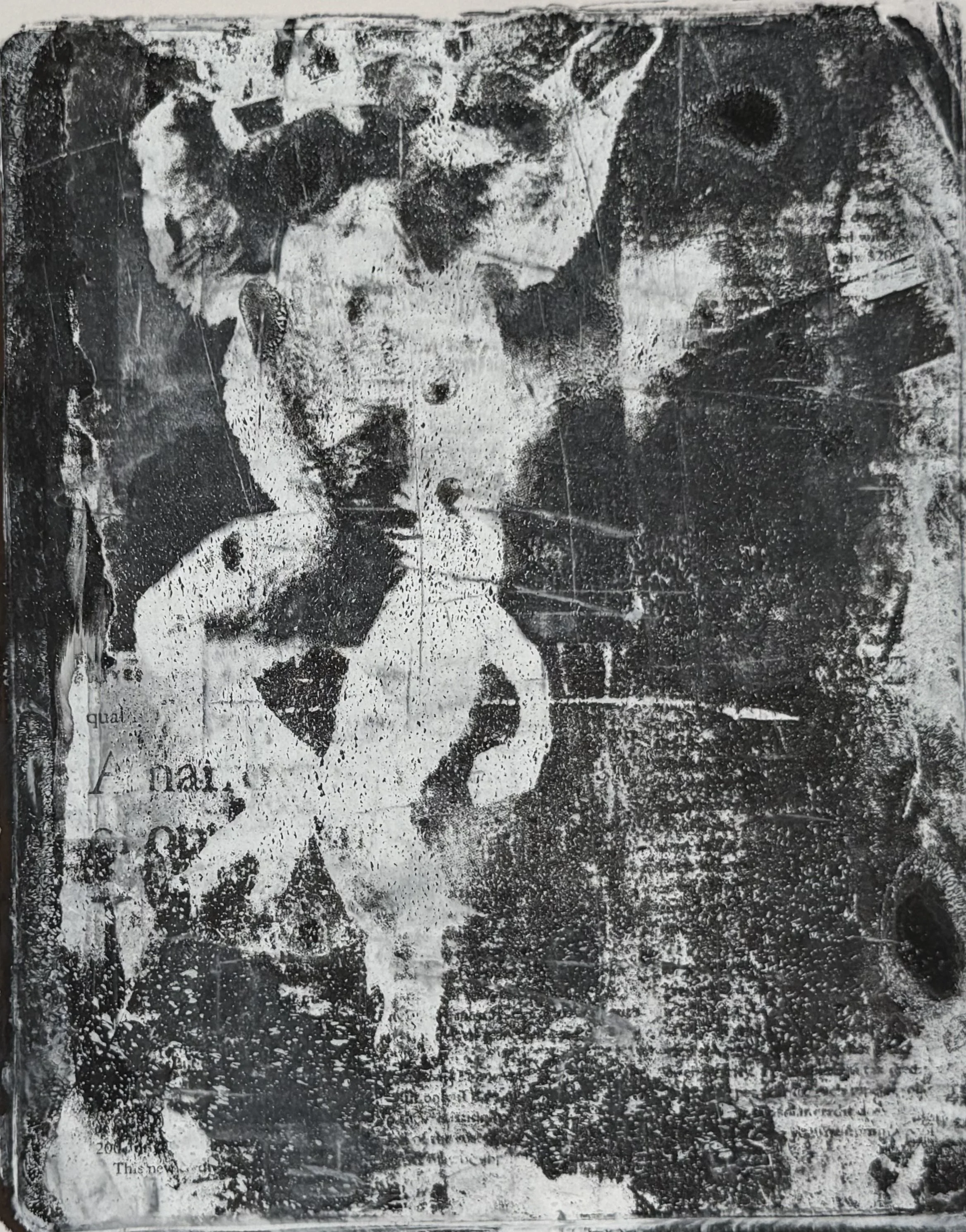 Glitchling - 2025- Acrylic on Paper