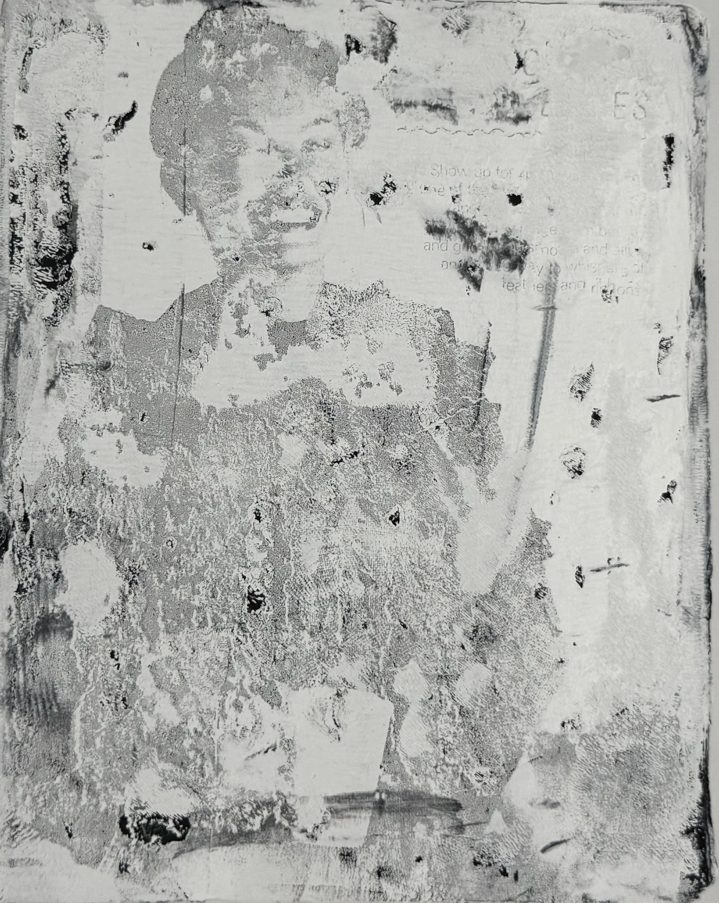 Laughing in the Ruins - 2025 - Acrylic on Paper