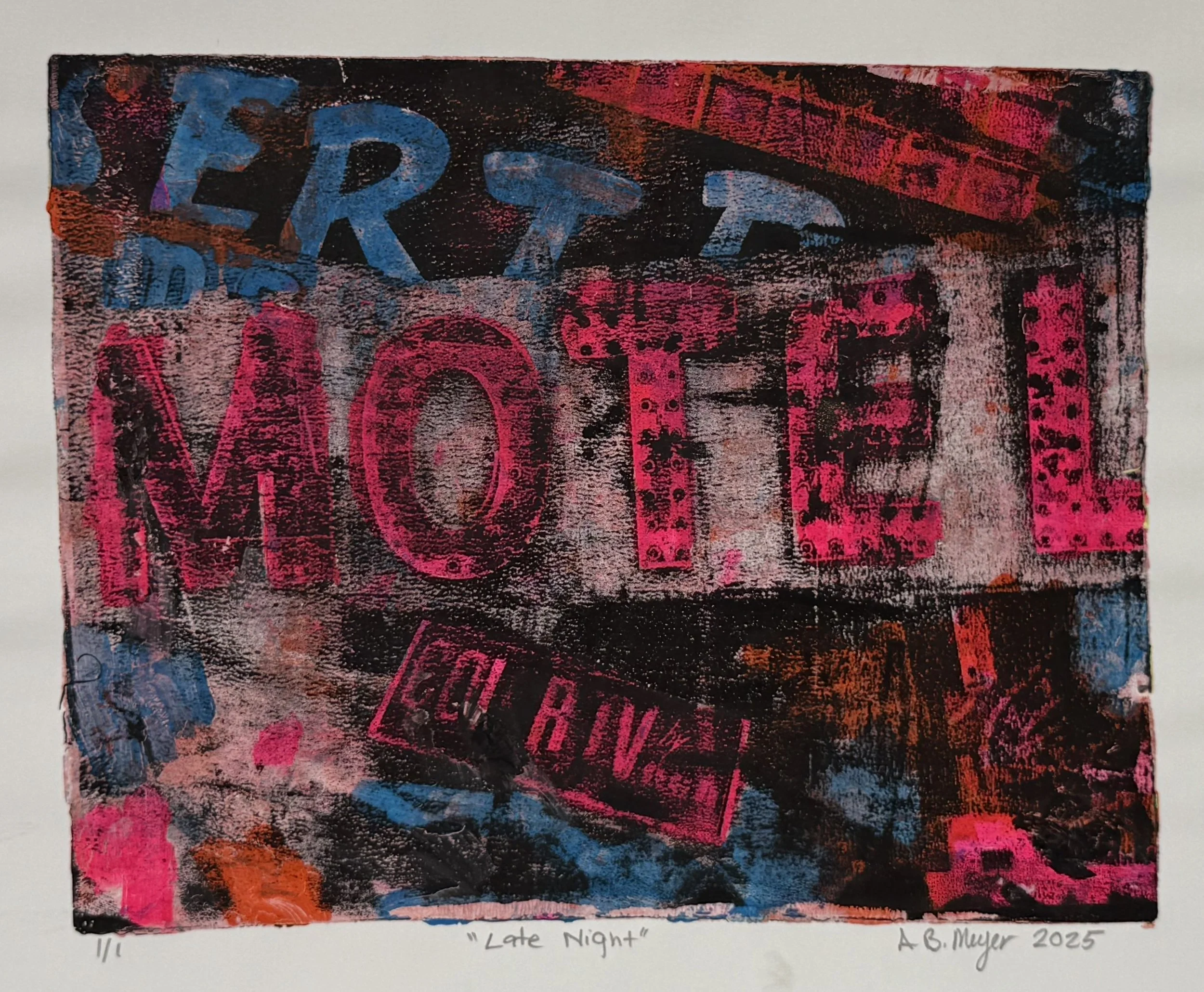 Late Night - 2025 - Acrylic on Paper