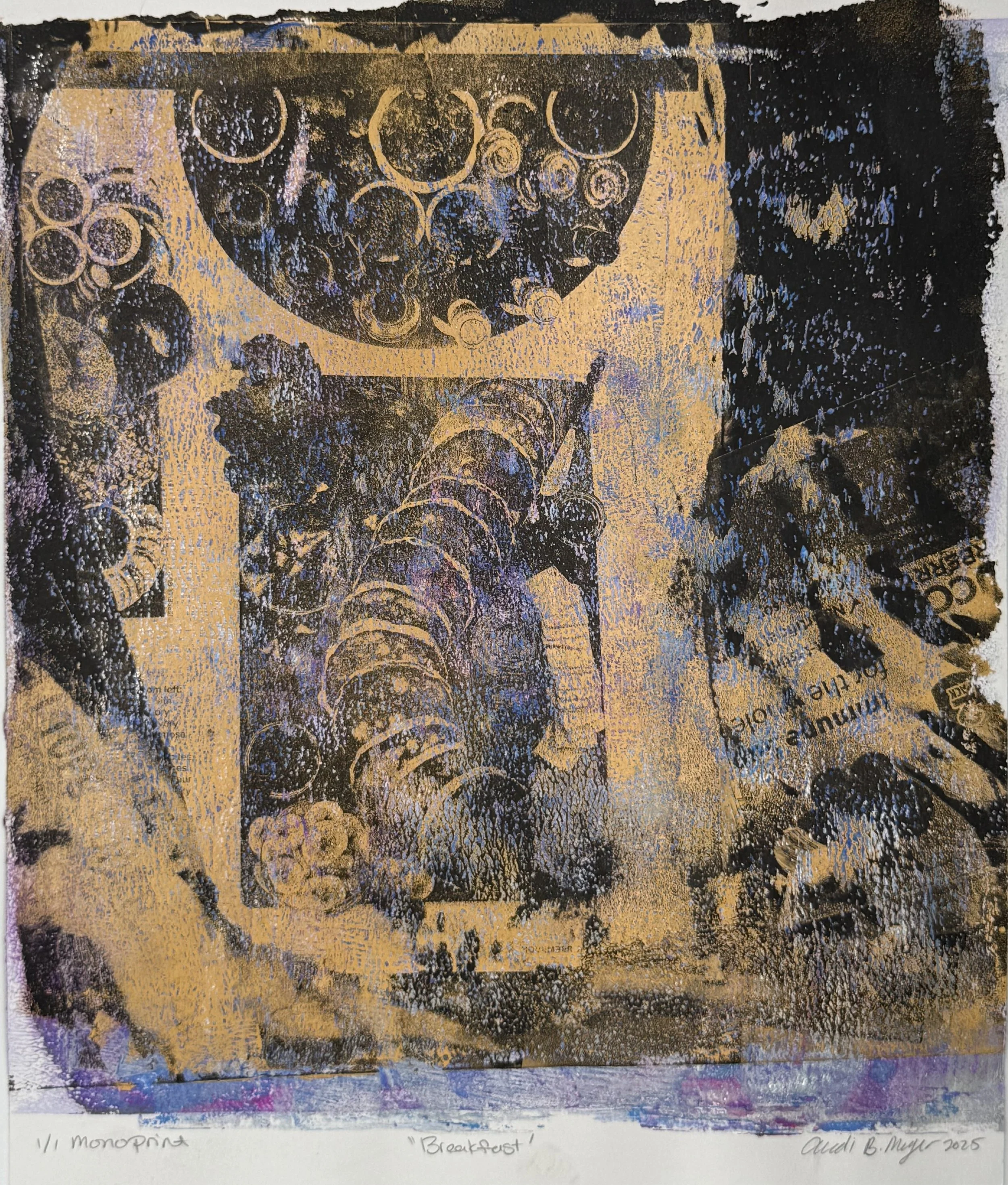 Breakfast - 2025 - Acrylic on Paper