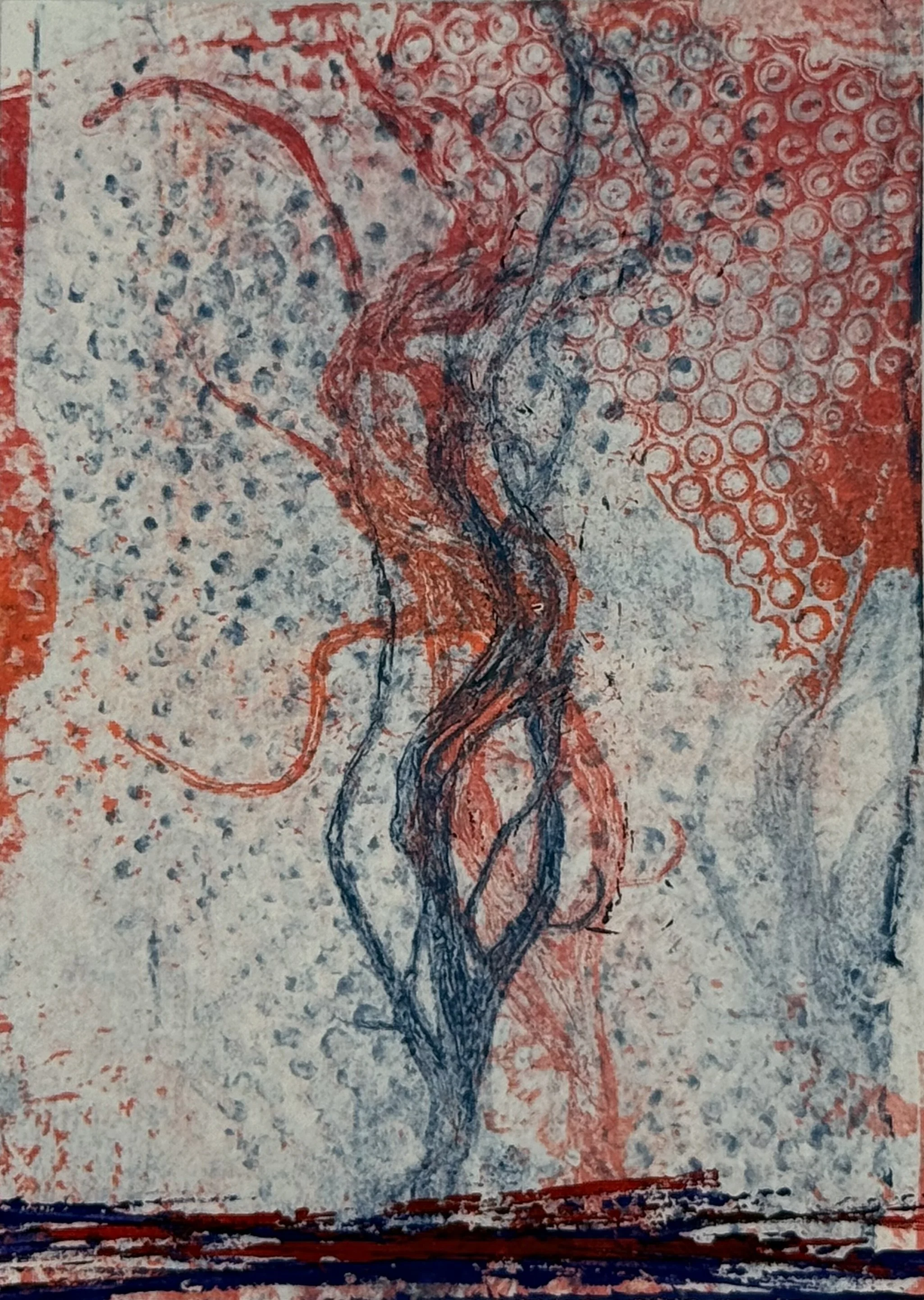  Ancestral Vein IV – Continuum - 2018 - Acrylic and Paper 