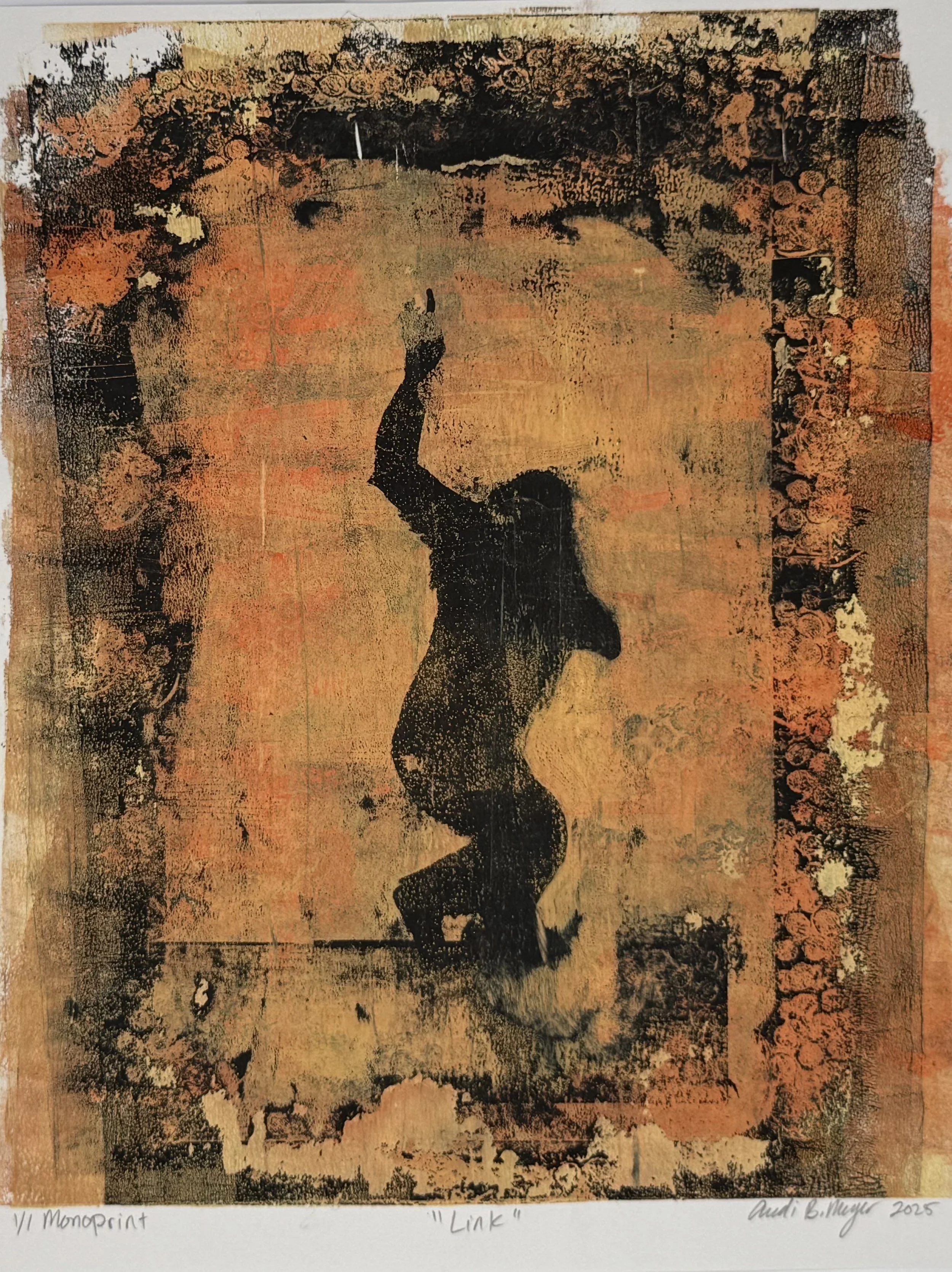 Link - 2025 - Acrylic on Paper