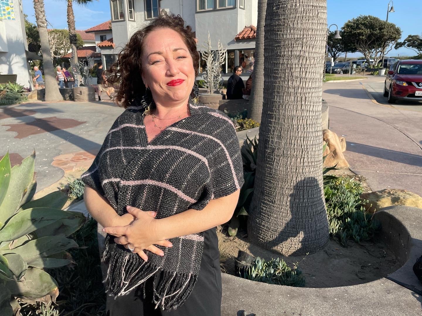 Hand Spun and Hand Woven Shawl  - 2022