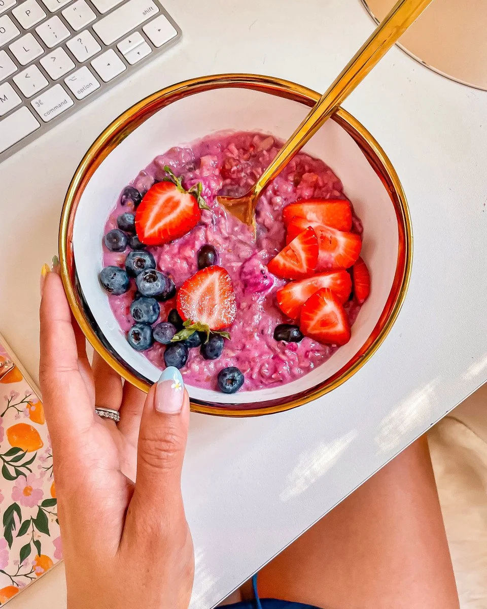 bright yogurt and fruit bowl