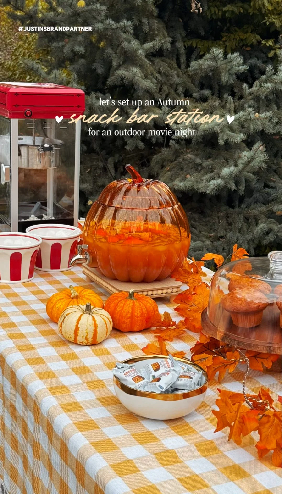 fall snack bar station