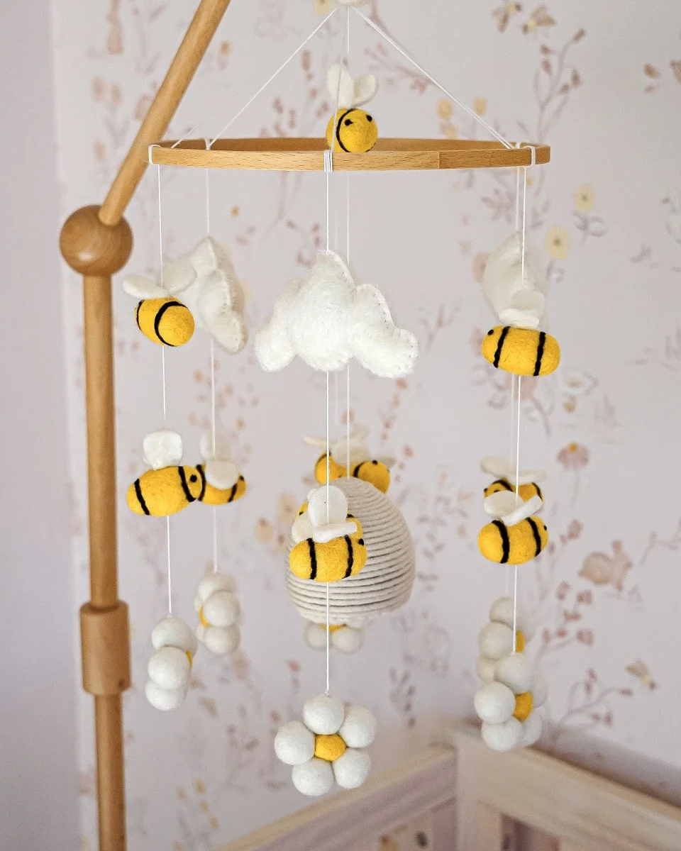bumble bee crib mobile