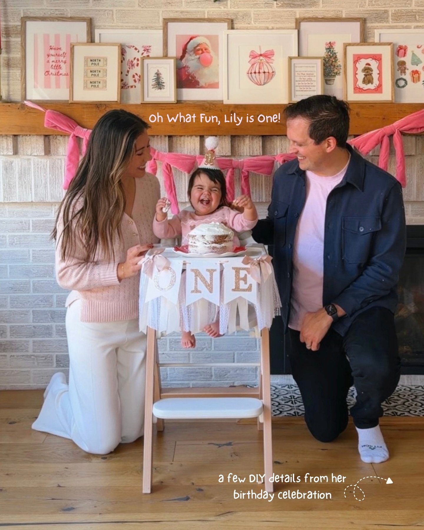 &ldquo;Oh What Fun, Lily is One!&rdquo; 🎄🎀🎂 

Yesterday we had a little party celebrating our daughter&rsquo;s first birthday and we are so grateful for all the friends who showed up to shower her with love! 

We kept things pretty lowkey but I&rs