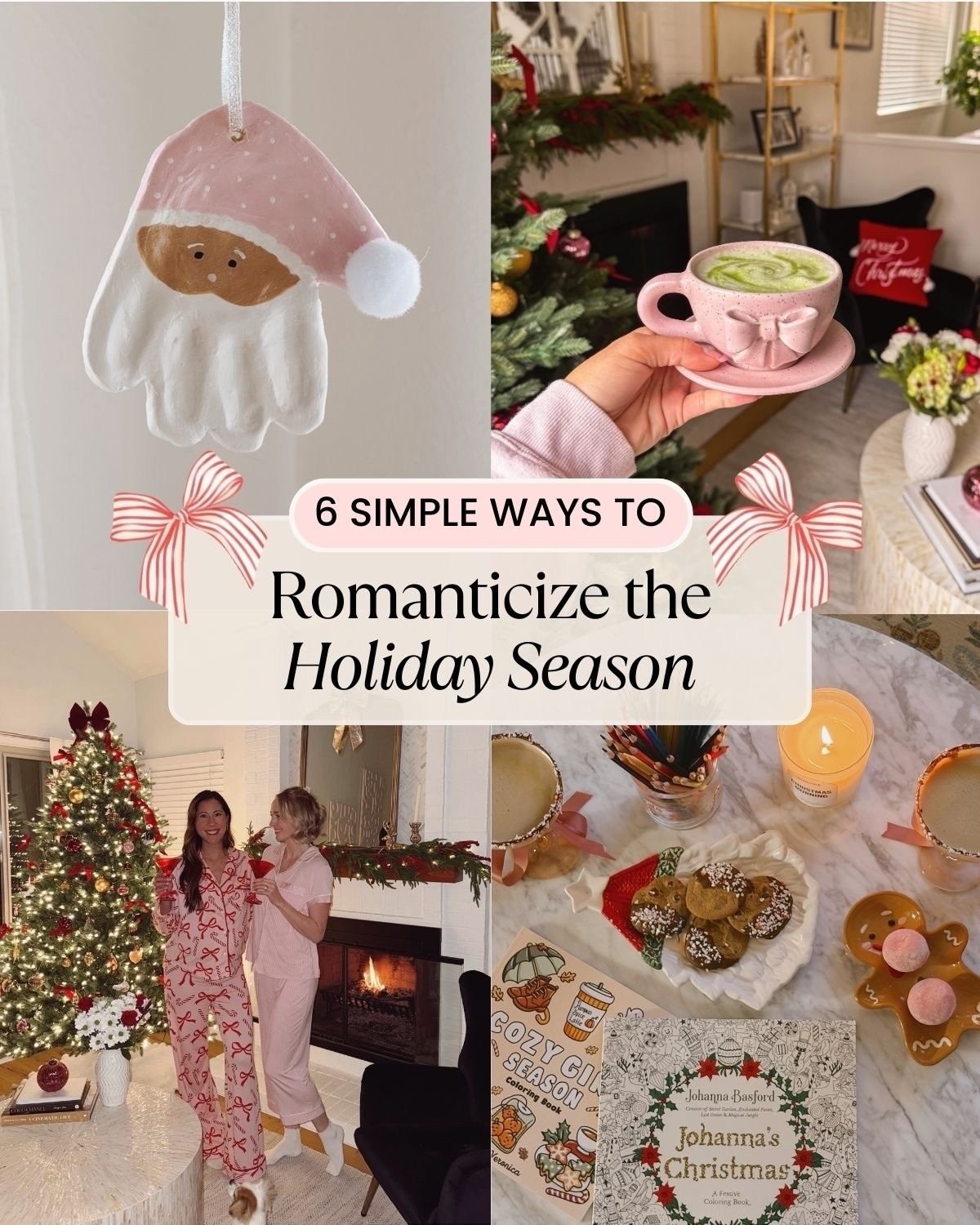 There&rsquo;s a week until Christmas and still plenty of time to romanticize the remainder of the holiday season 🎄💕. 

Yesterday I shared how that feels a lot like slowing down and finishing the year soft instead of strong, but here are 6 other way