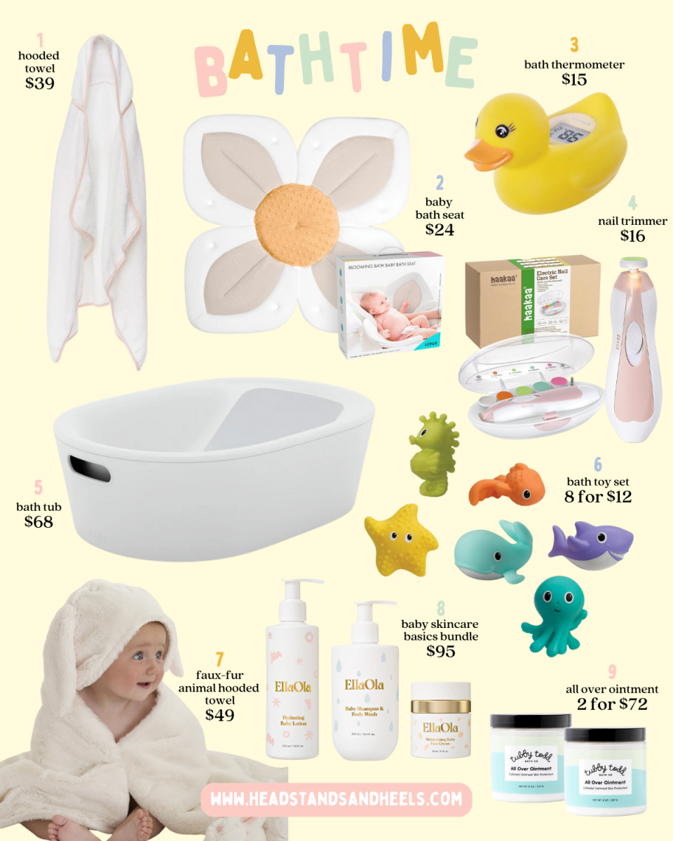 bathtime items