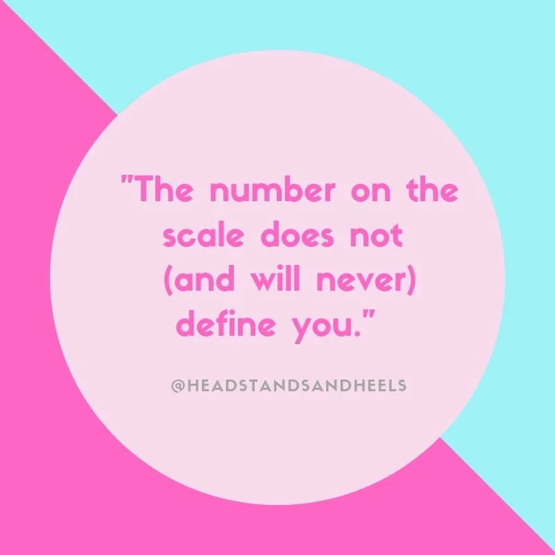 the number on the scale quote