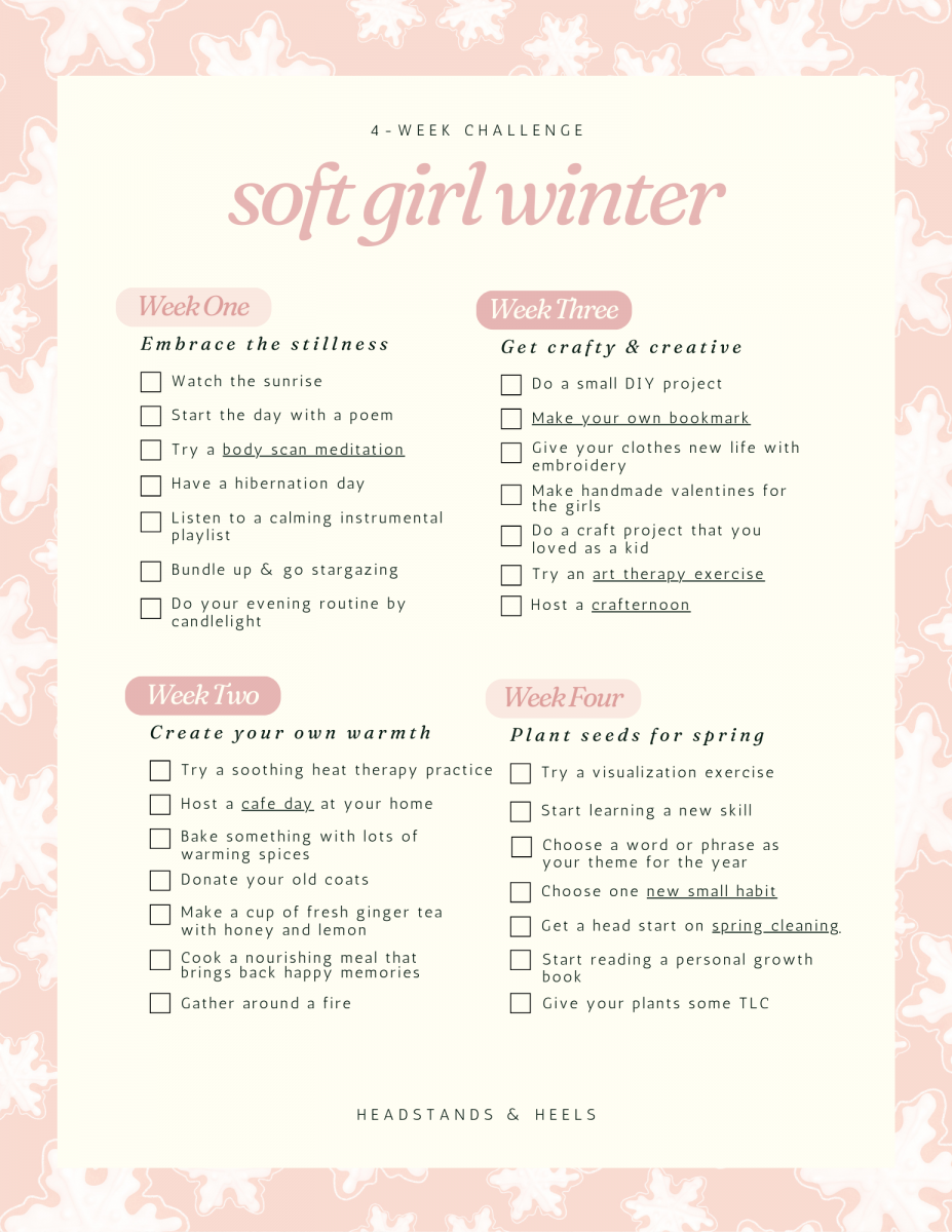 Soft Girl Winter Challenge
