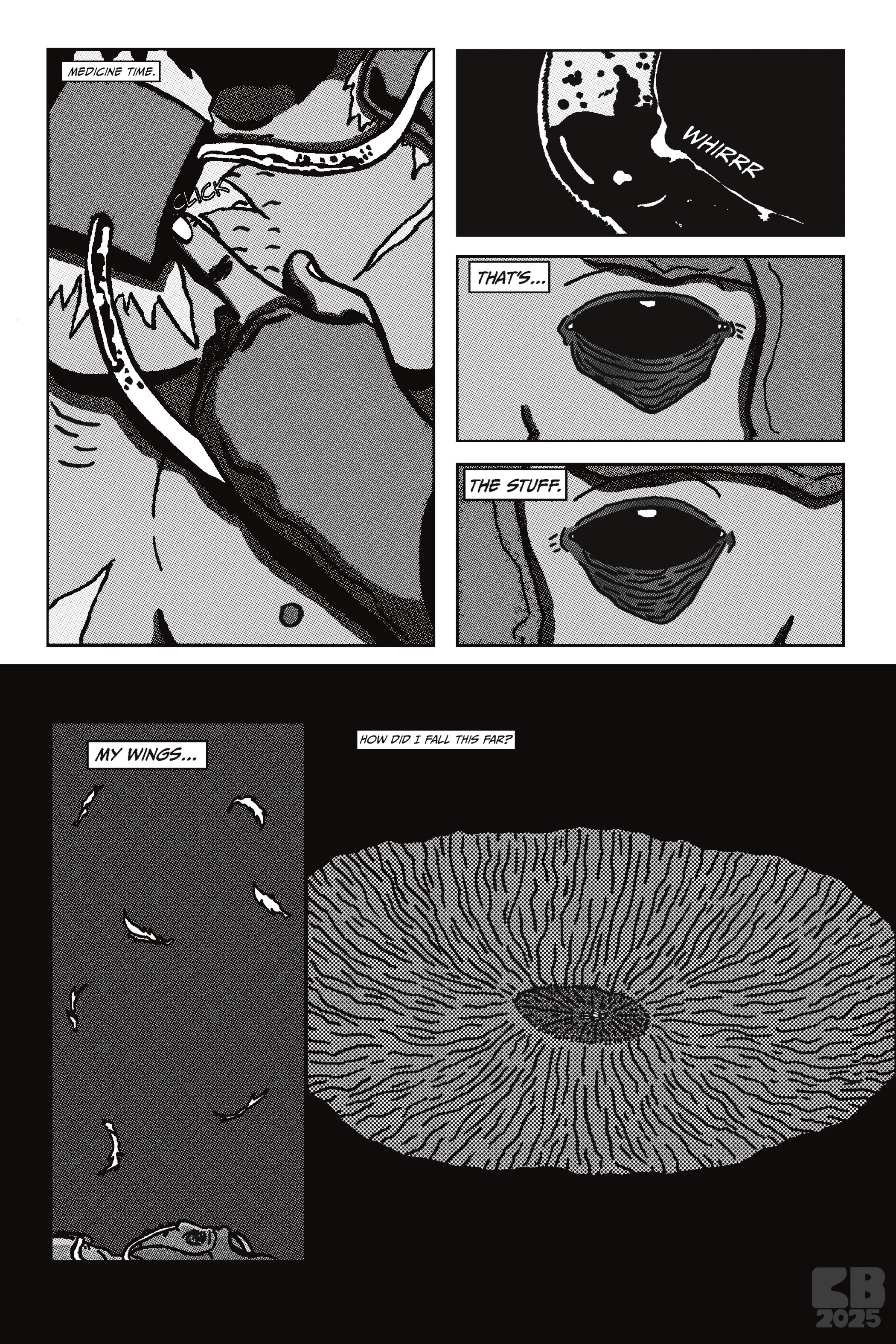 Attachment (Page 3)- Pen and ink + Procreate - 2025