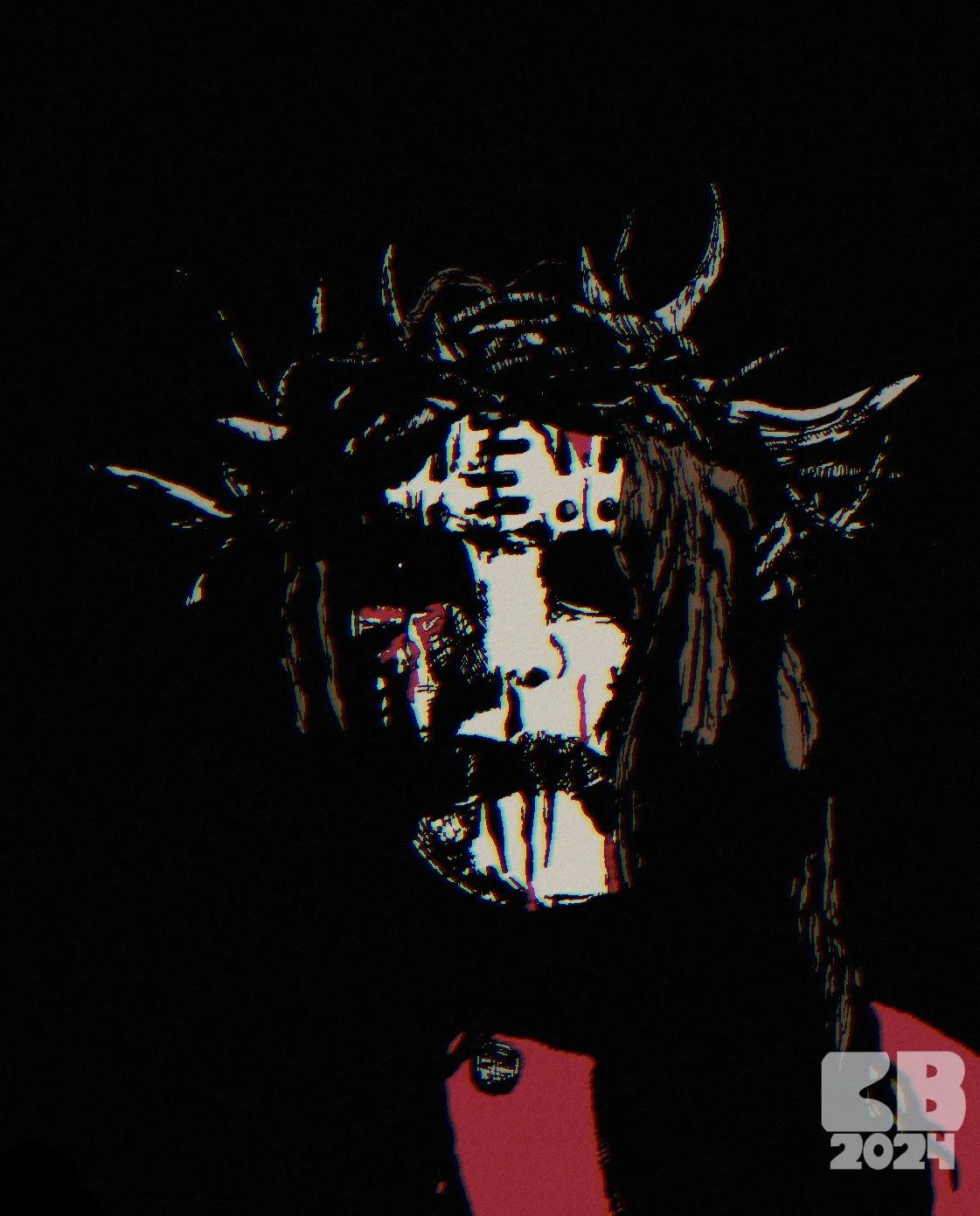 Slipknot #1 - Pen and ink + Procreate - 2024