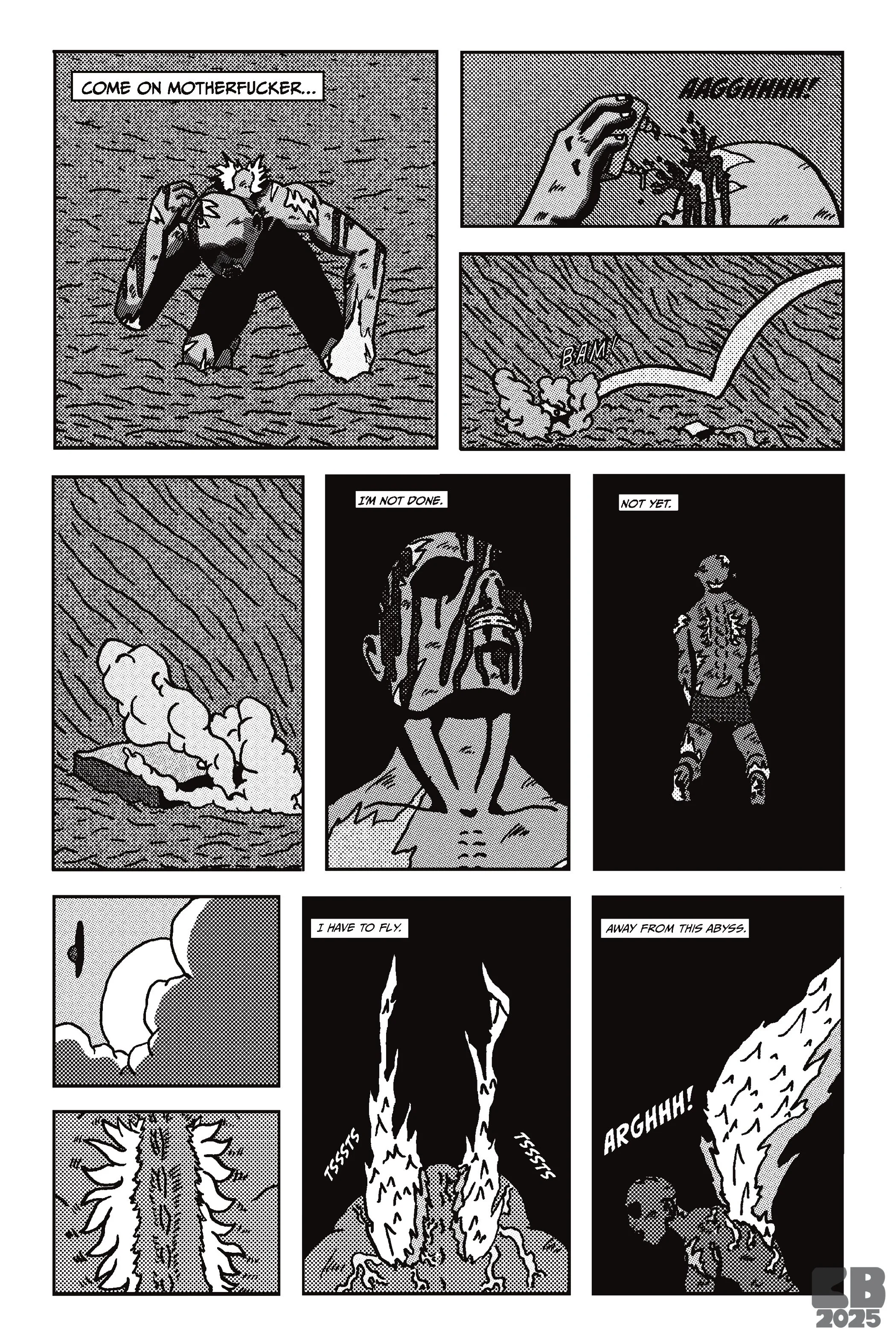 Attachment (Page 6)- Pen and ink + Procreate - 2025