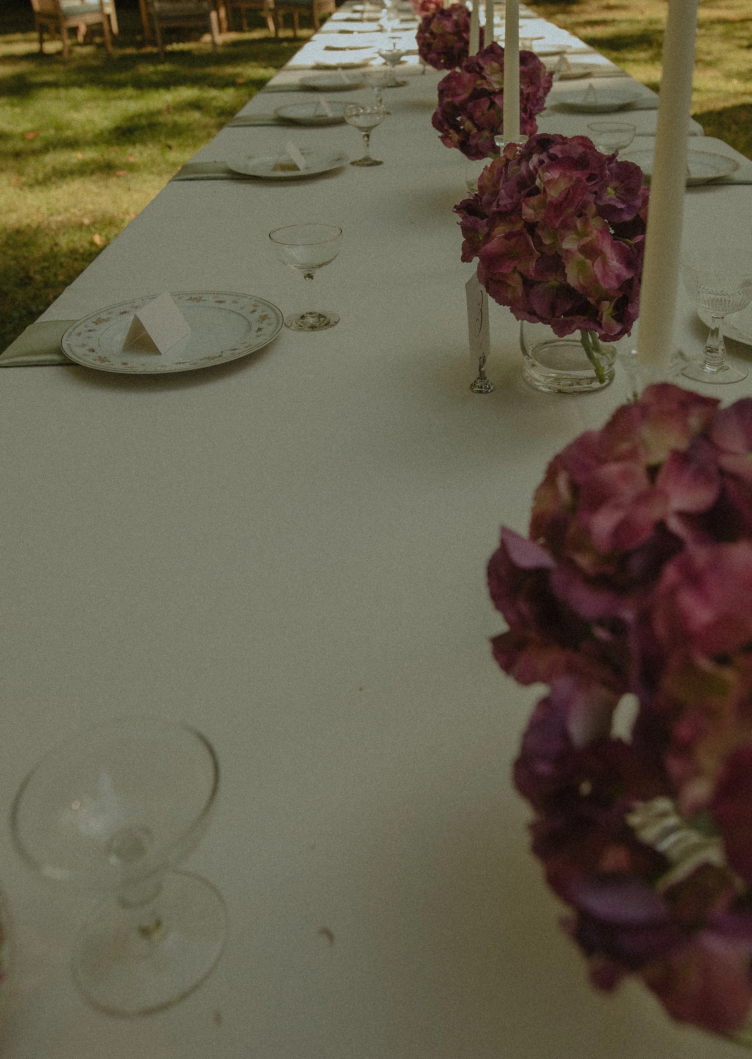 Faux Hydrangeas