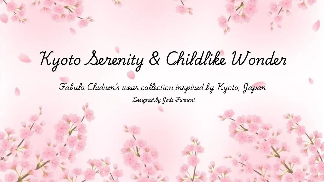 My Capsule Collection for CAD class 🐞 Children&rsquo;s collection inspired by Kyoto, Japan and @afabula 🌀🌸