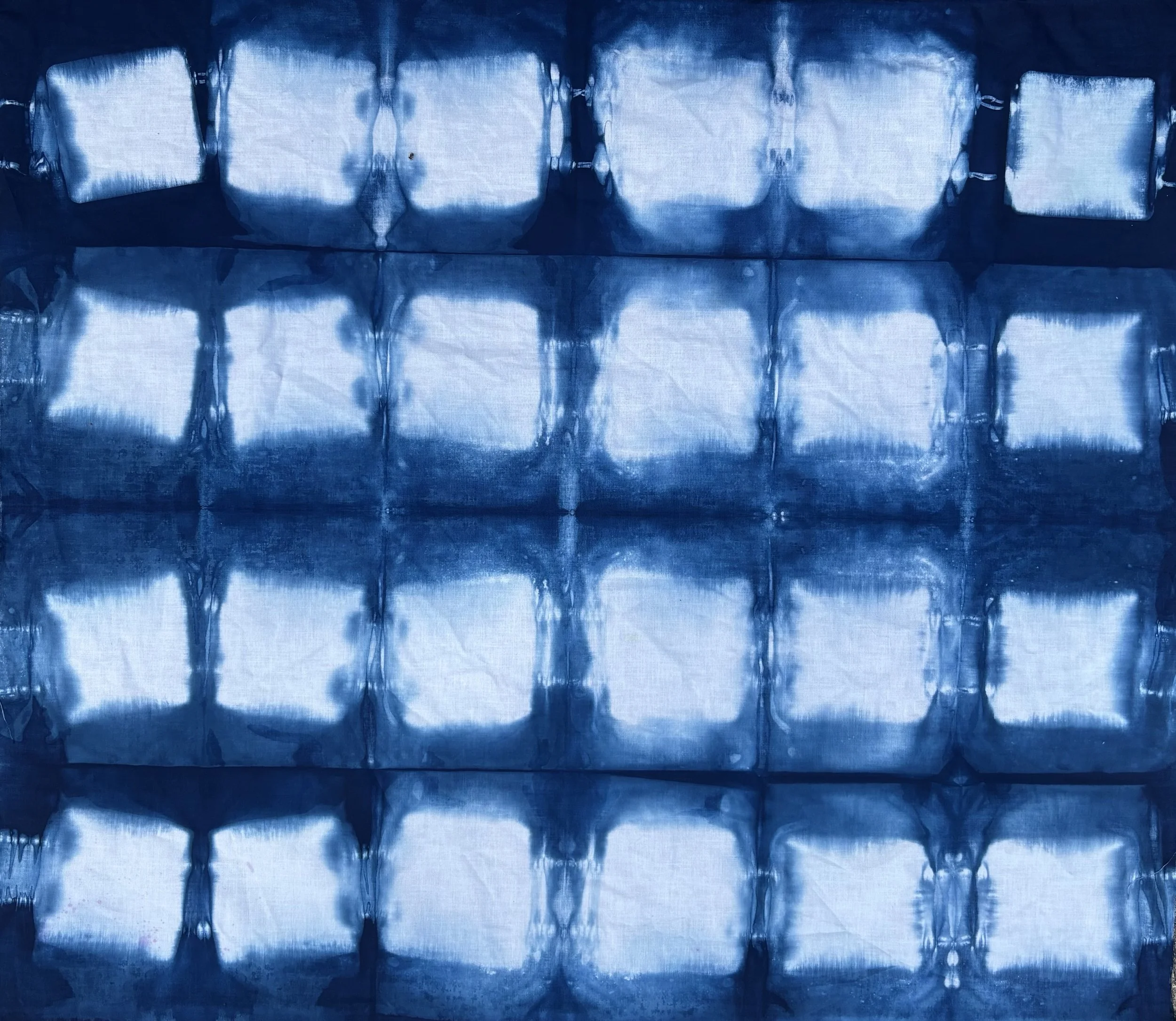Shibori Dye Techniques on 100% Cotton Fabric
