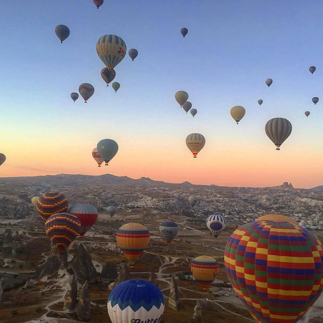 Group of travelers participating in structured service-based travel program