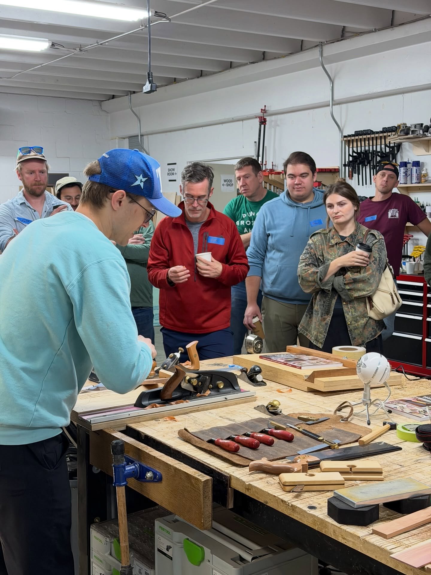 Thank you to everyone that came out yesterday! Wood Church 3.0 miter edition is in the books. Thanks again to our special guest @albert.a.kleine for showing us how to cut frame and case miters without electricity??? Brilliant!

Stay tuned for details
