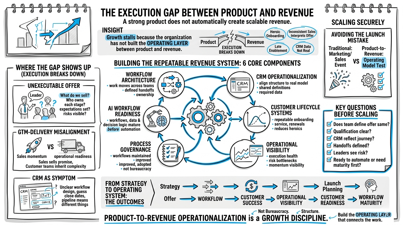 The Execution Gap Between Product and Revenue