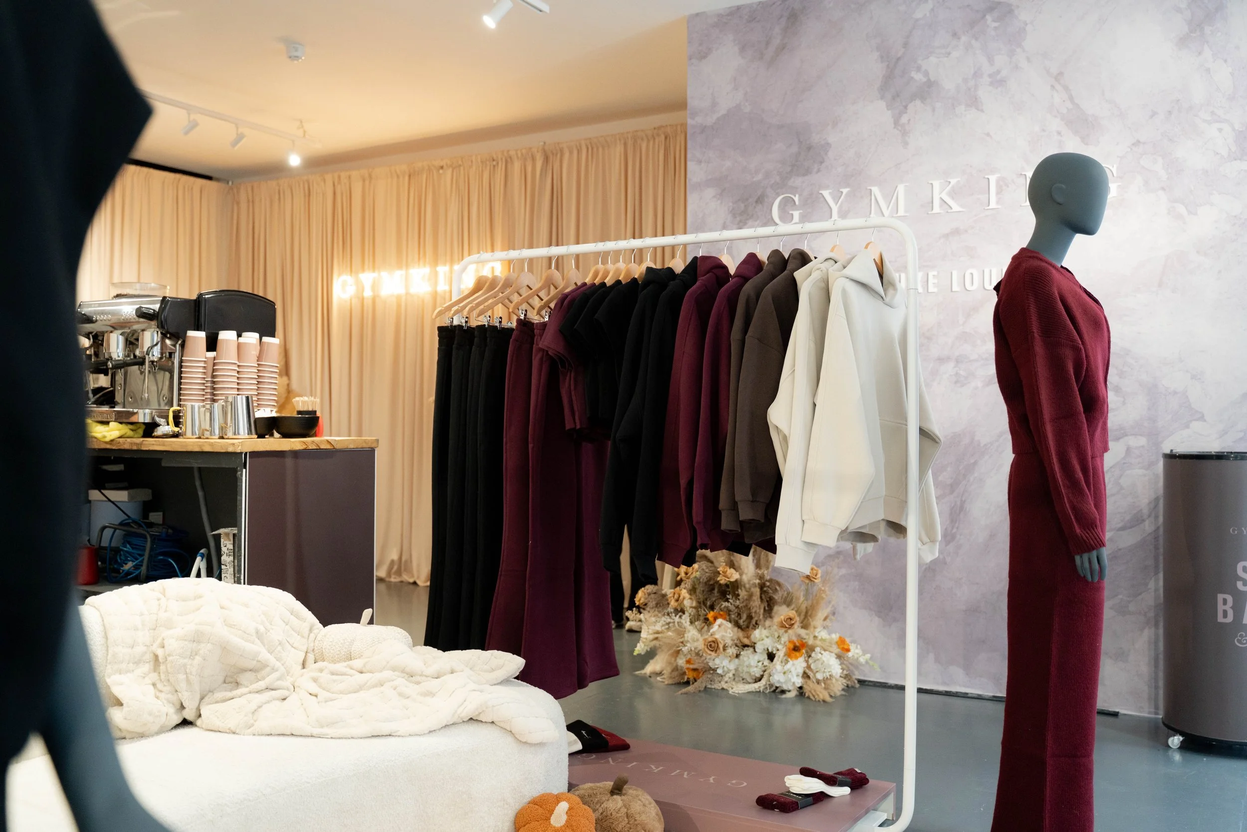 Gym King Luxe Lounge Pop Up