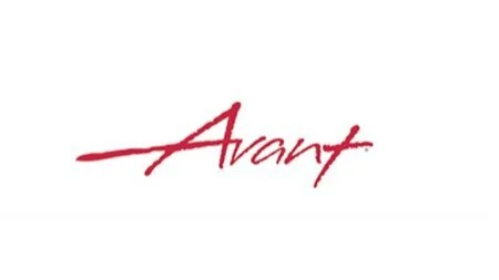 The word 'Avant' written in red cursive font.