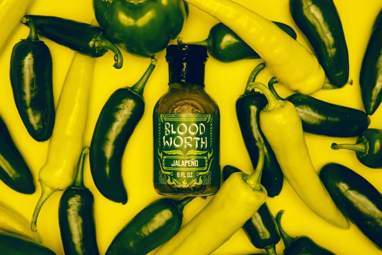 Jalapeño Hot Sauce by Blood Worth