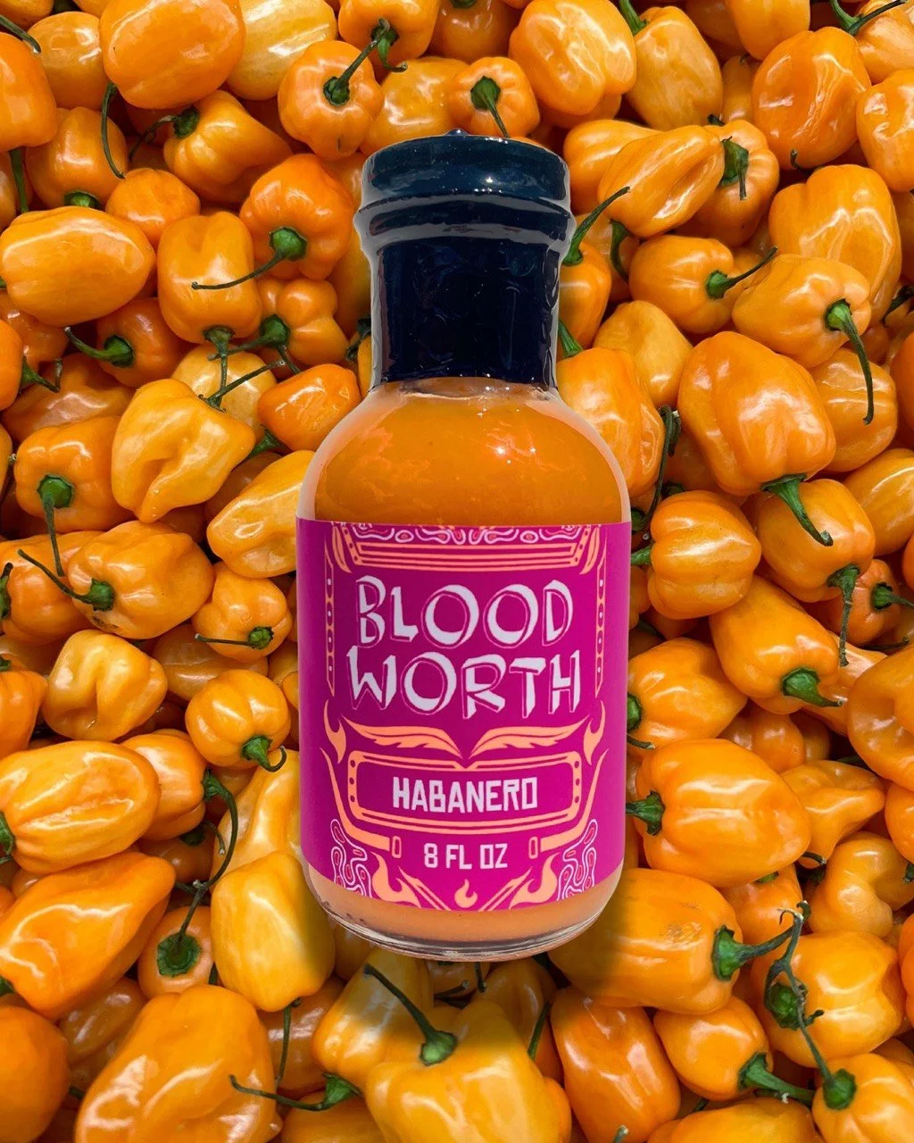 Habanero Hot Sauce by Blood Worth