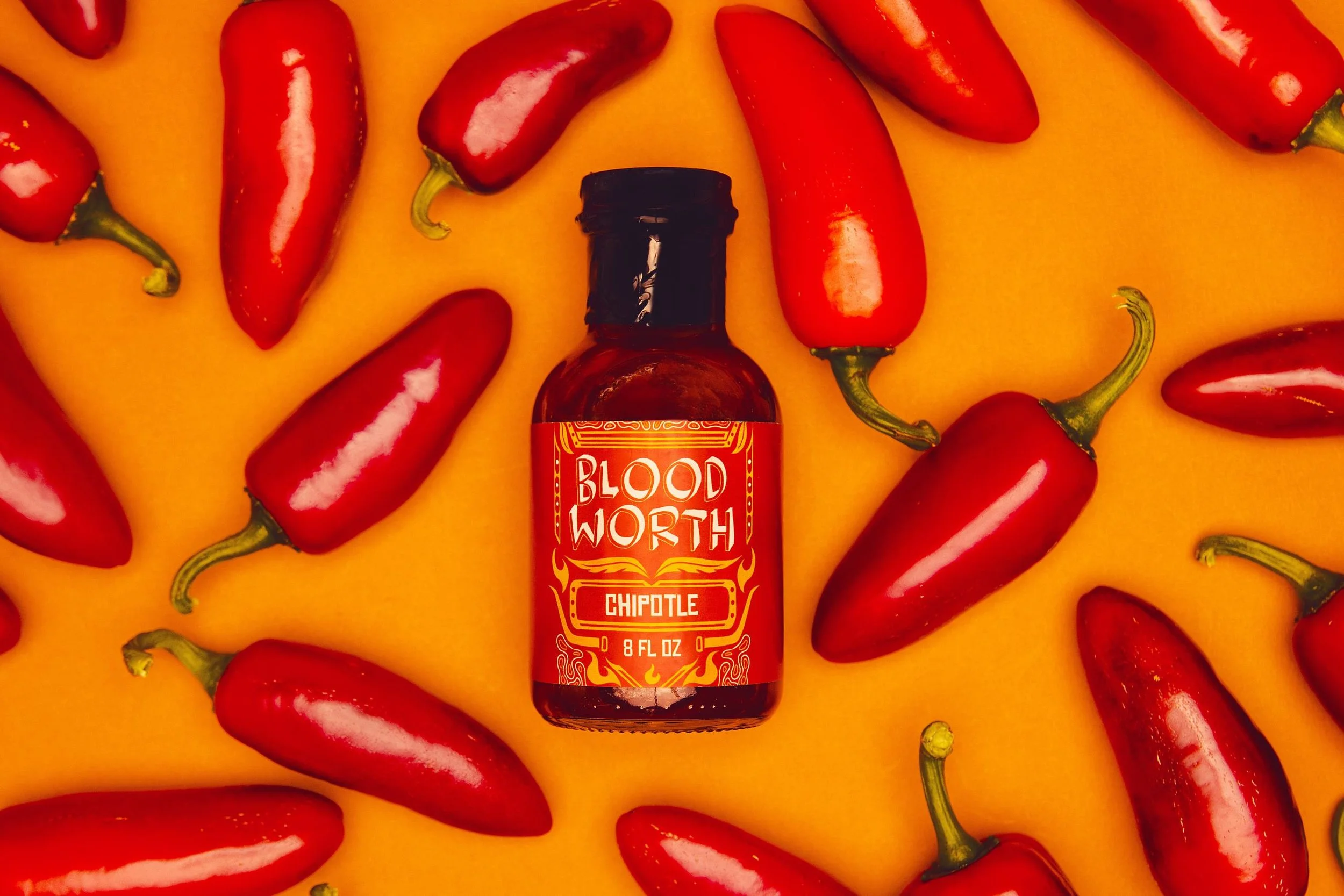Chipotle Hot Sauce by Blood Worth