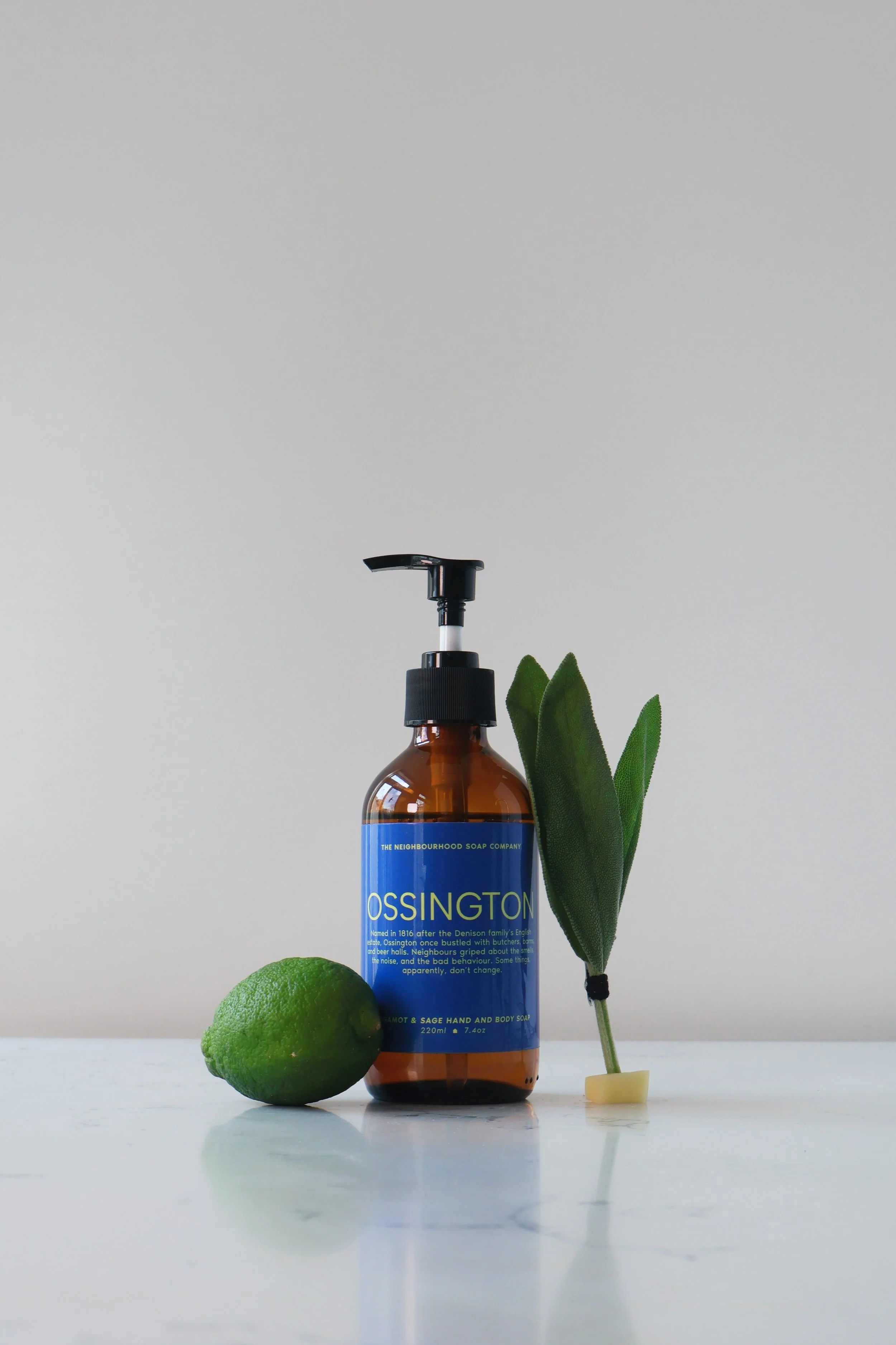 Ossington Hand & Body Soap – Bergamot & Sage