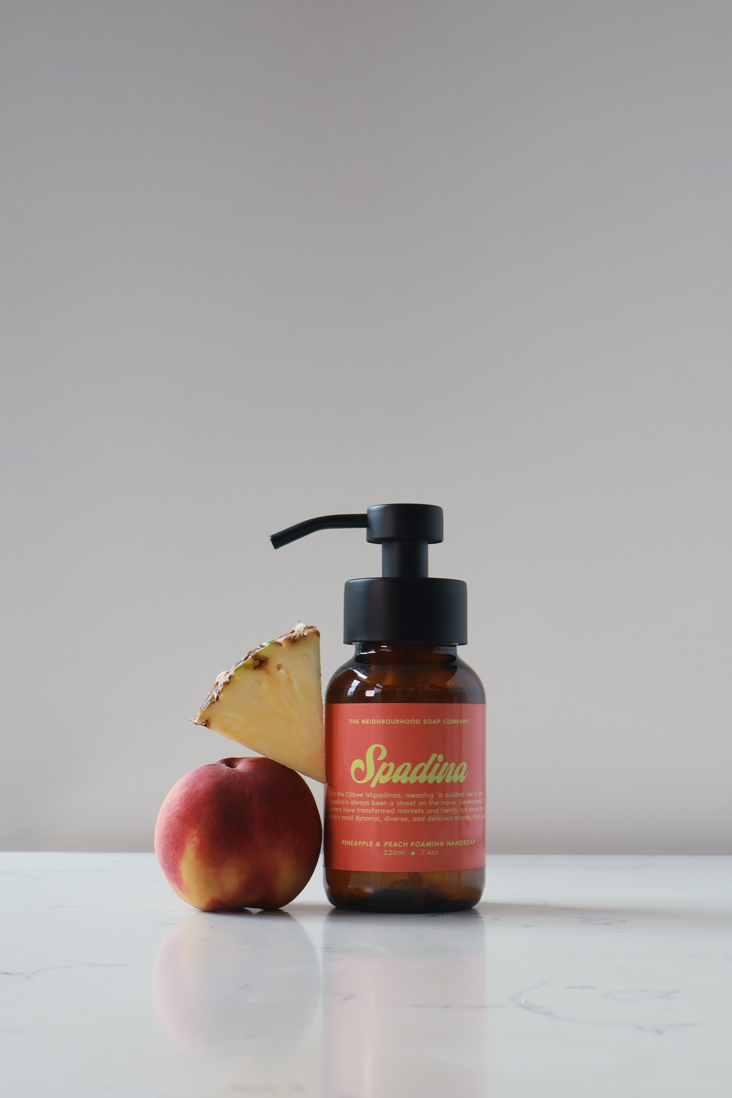 Spadina Foaming Hand Soap – Pineapple & Peach
