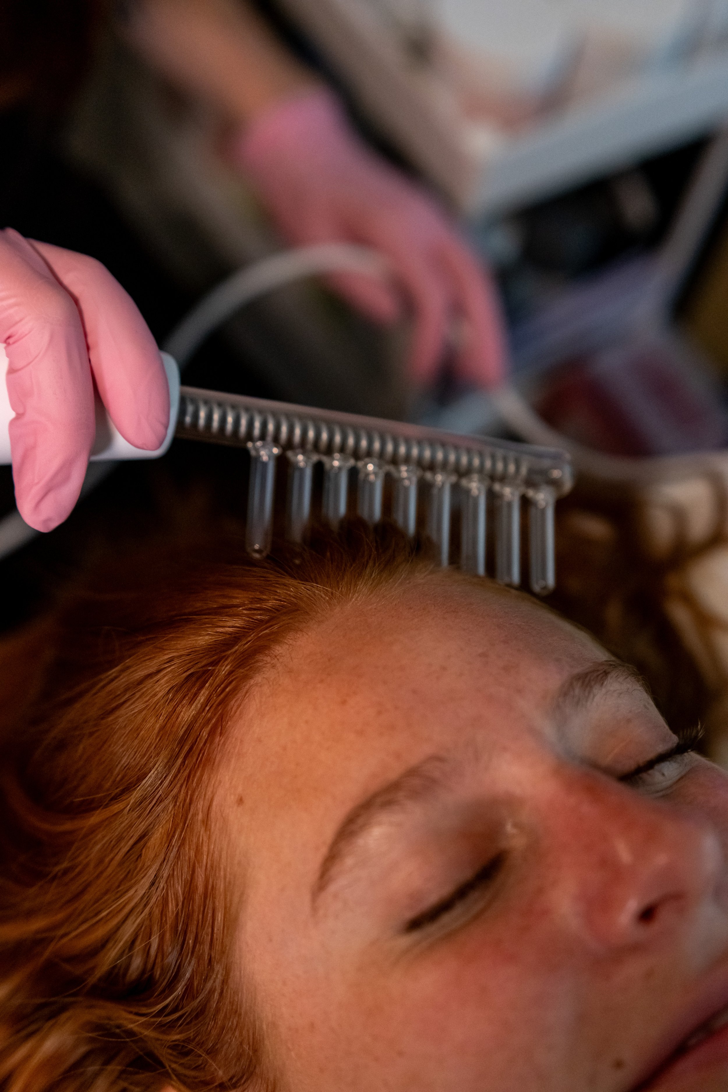 derma planing, scalp treatment, lip upgrade, under eye upgrade.