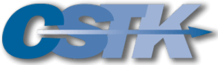 GSK logo with blue letters and arrow