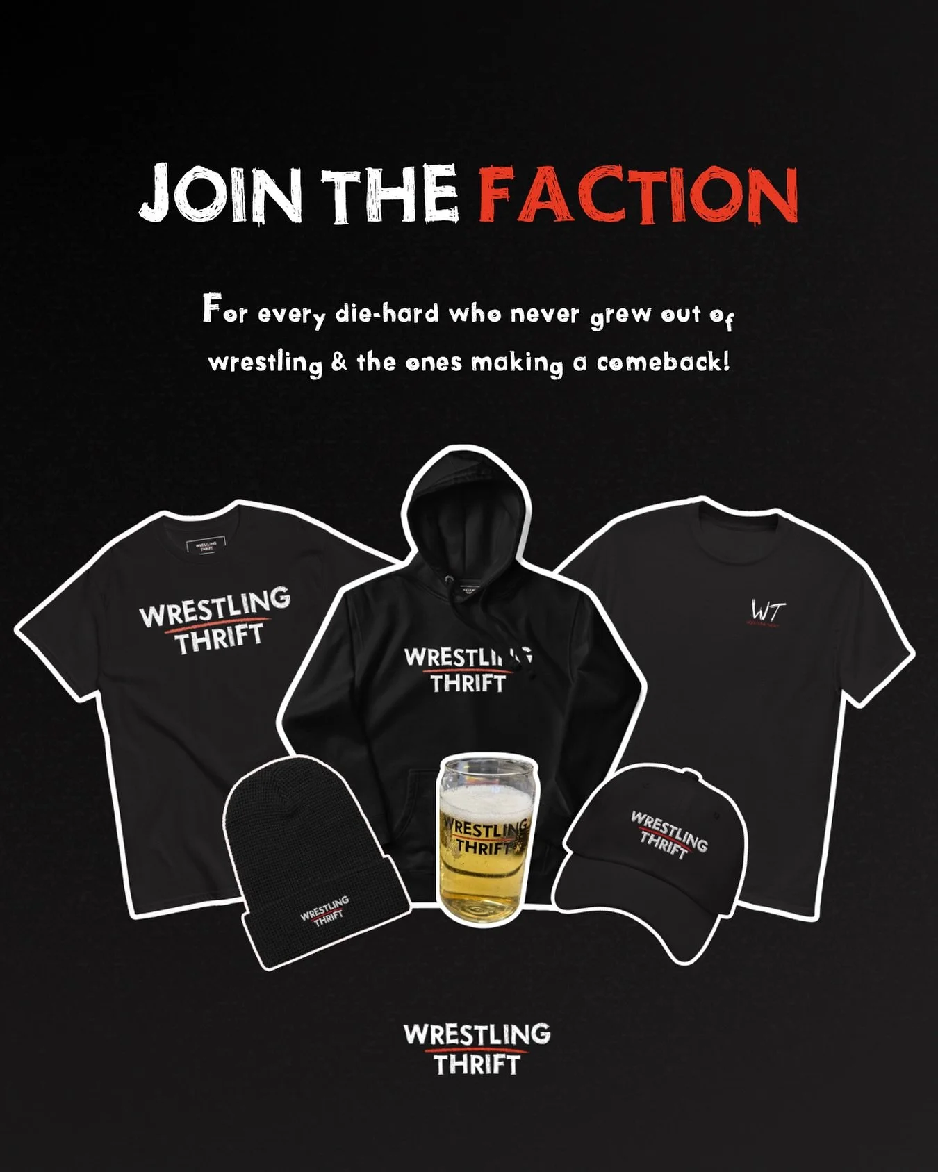 For the fans who never grew out of wrestling &amp; the ones making a comeback! 💥

Proudly offering affordable wrestling merch for Canadian collectors and die-hards.

🛒 Link in Description