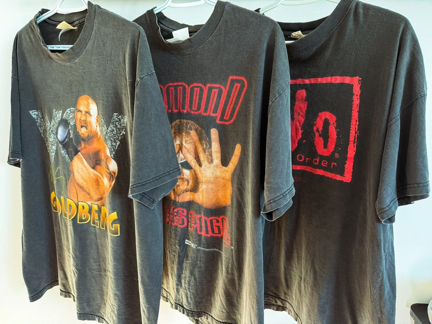 We just dropped new vintage tees + others!!

How cool are these WCW throwbacks? 🧨

Check out wrestlingthrift.com/shop for more!