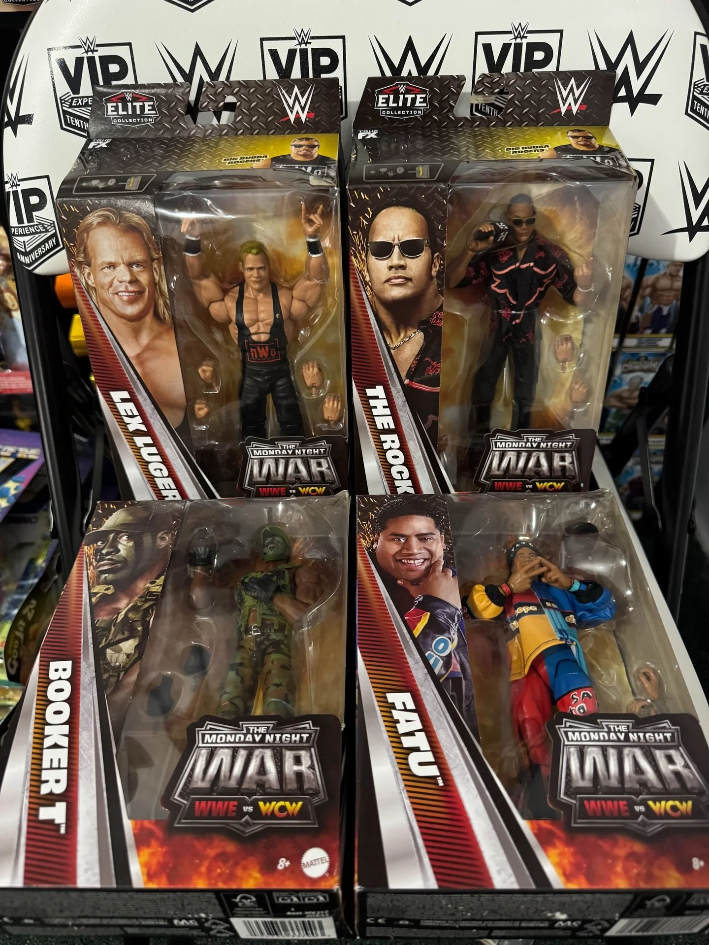 Who&rsquo;s collecting the Monday Night Wars series? We&rsquo;ve got lots in stock right now.

I didn&rsquo;t really grow up during the Monday Night Wars. I was born in 1997&hellip; wrong time 😂

But it&rsquo;s the era I&rsquo;ve gone deepest down t