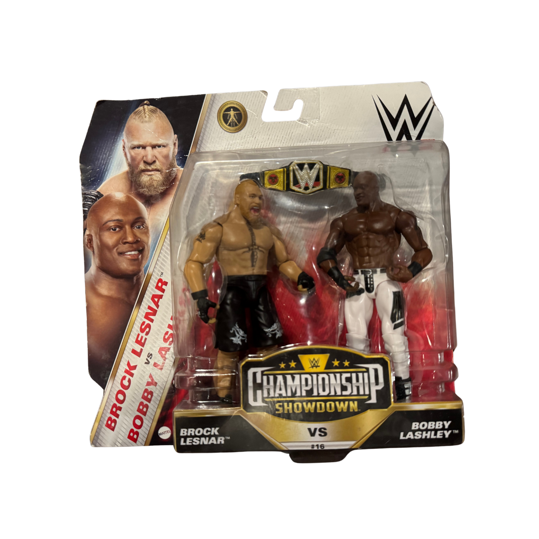 Brock Lesnar vs Bobby Lashley – WWE Championship Showdown 2-Pack Figure Set